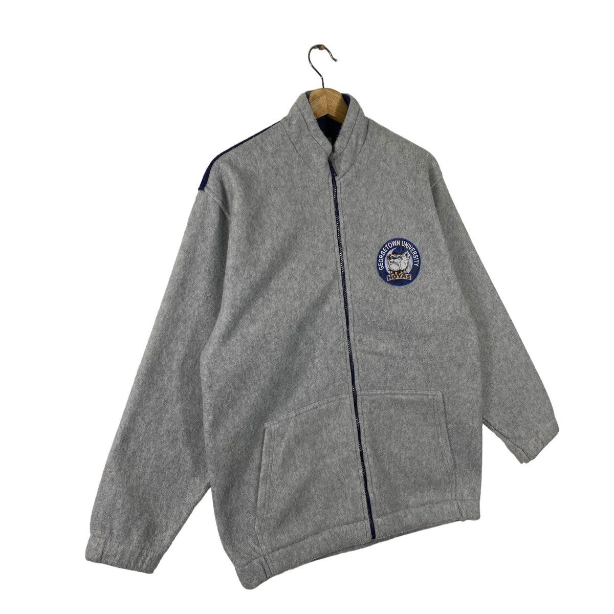 Vintage Vintage Georgetown University Hoyas Fleece Zipper Jacket Size US M / EU 48-50 / 2 - 3 Thumbnail