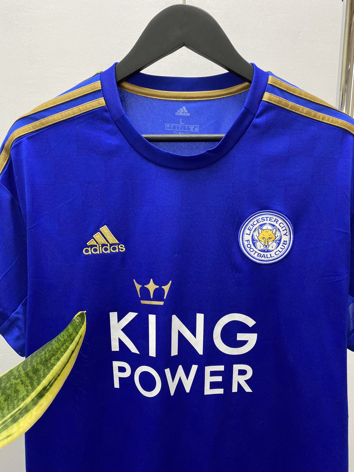 Adidas Leicester City 2019-2020 Home Soccer Jersey Football Shirt Size US L / EU 52-54 / 3 - 7 Thumbnail