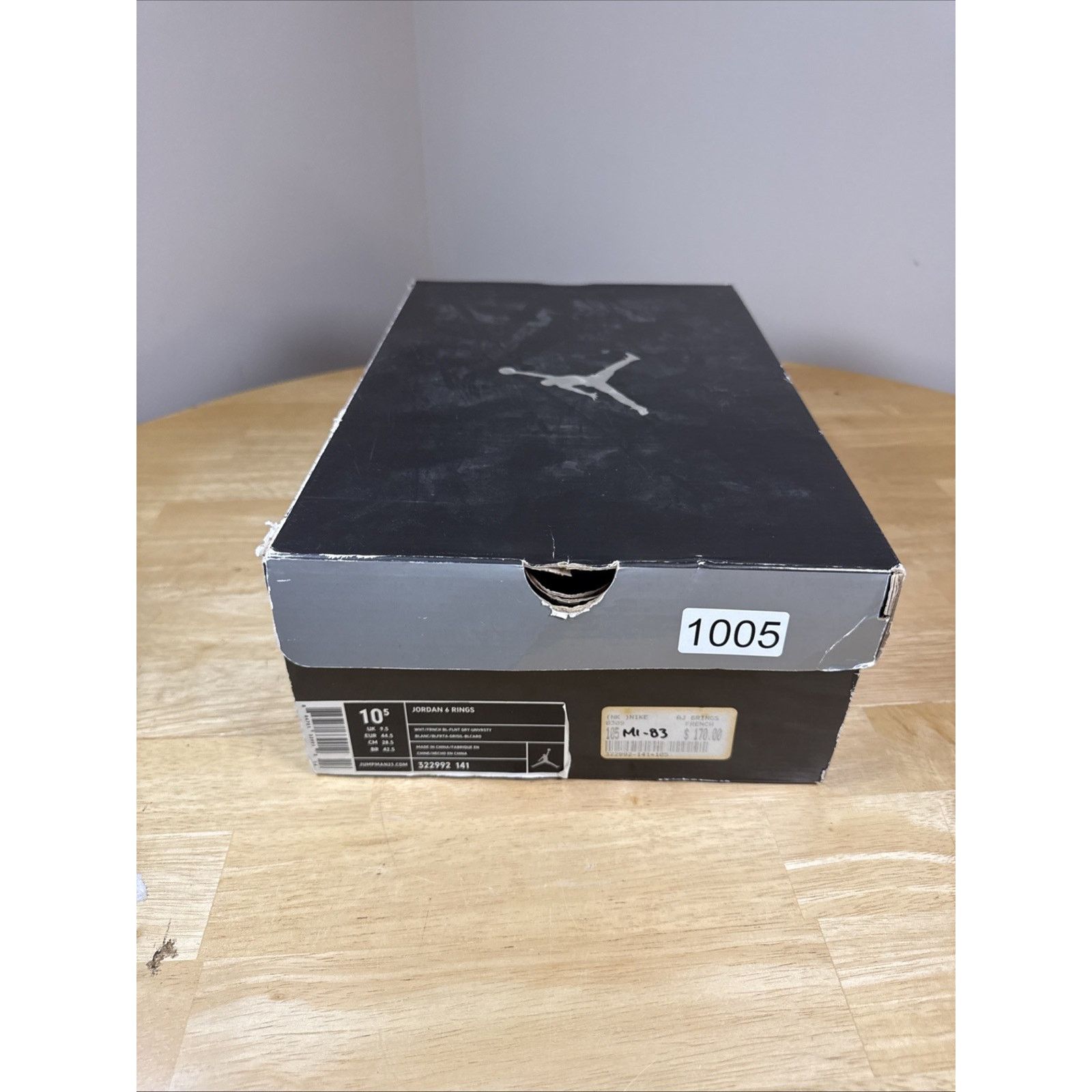 Jordan Brand Size 10.5 - Jordan 6 Rings Flint - 322992-141 OG Box Size US 10.5 / EU 43-44 - 11 Thumbnail