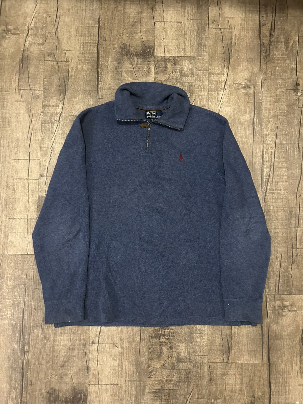 Polo Ralph Lauren Vintage 90’s Polo Ralph Lauren Quarter Zip Sweatshirt Large Size US L / EU 52-54 / 3 - 1 Thumbnail