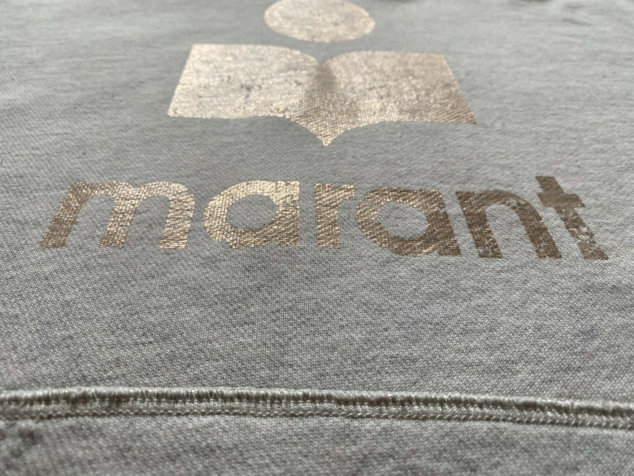 Isabel Marant Etoile Isabel Marant Etoile Flocked Logo Basic Mansel Hoodie Size XS / US 0-2 / IT 36-38 - 4 Thumbnail