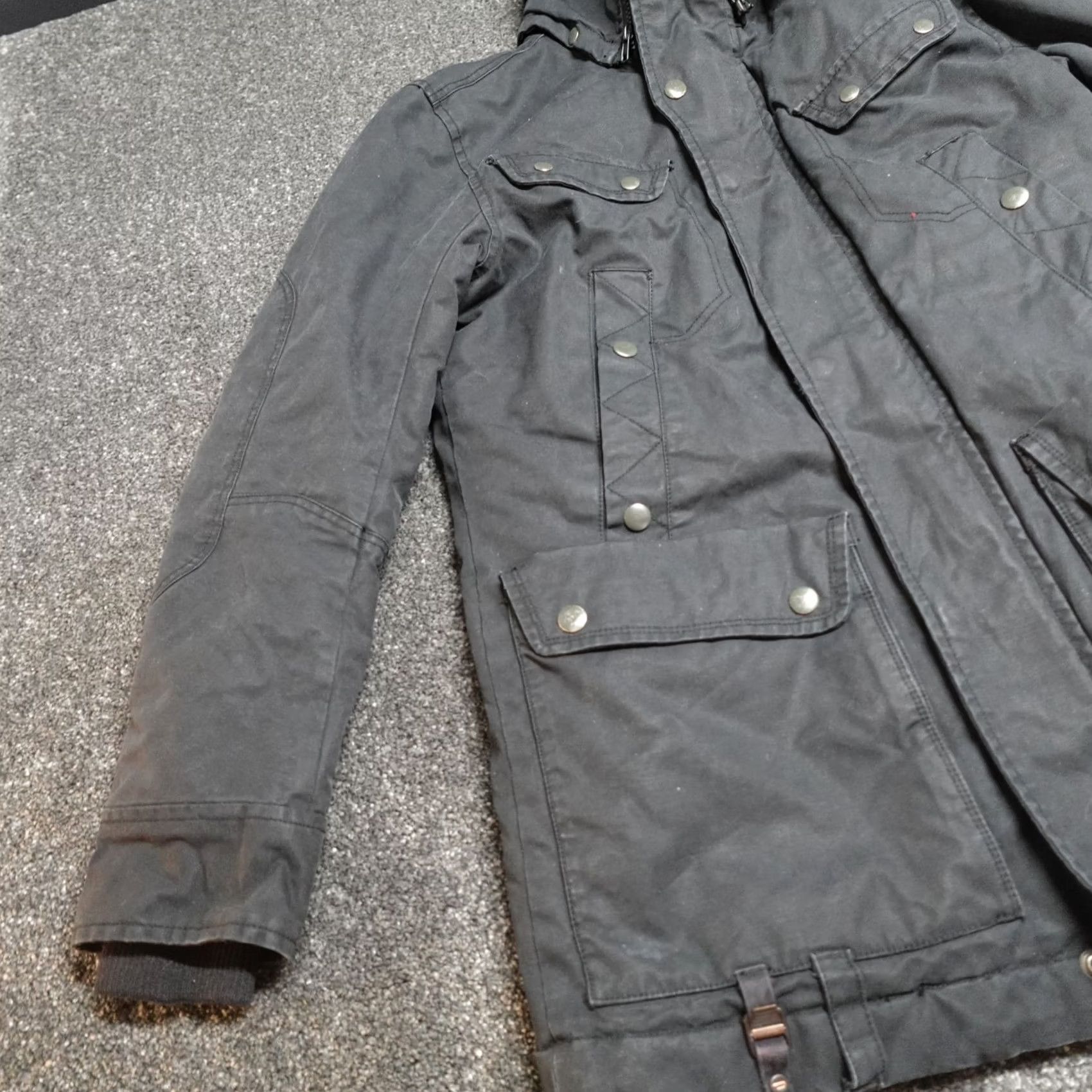 Diesel Diesel Jacket Black Canvas Heavy Weight Thick Size Medium Mens Size US M / EU 48-50 / 2 - 2 Thumbnail