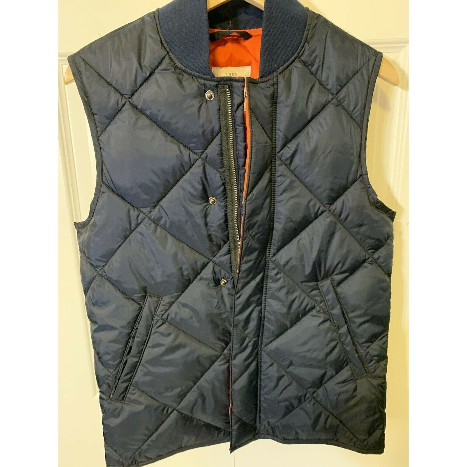 Other Free Assembly Womens XS Everyday Diamond Quilted Vest Blue Size XS / US 0-2 / IT 36-38 - 1 Thumbnail