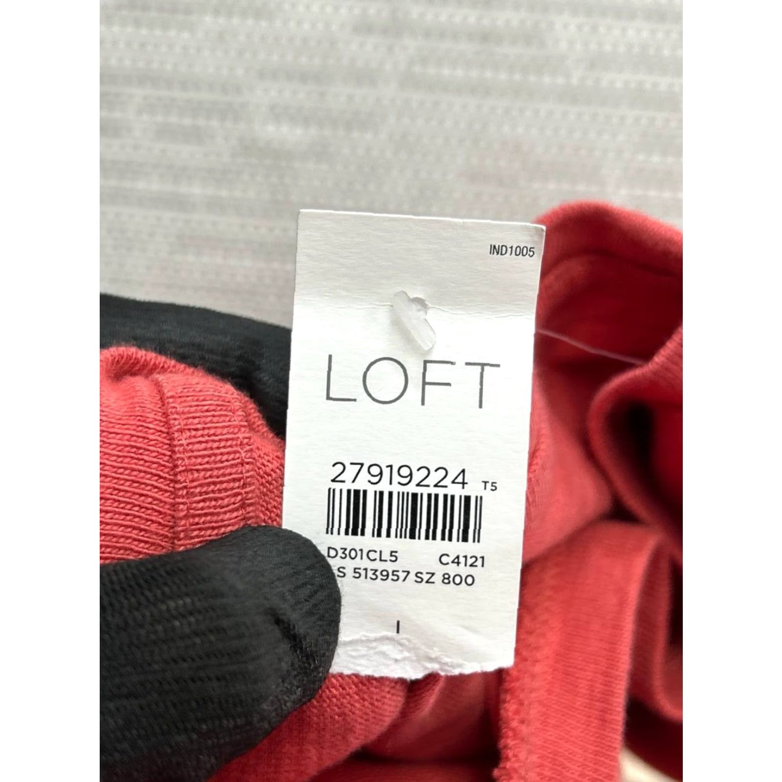 Loft Loft Shirt Womens Large Pink Cotton Pullover New Size L / US 10 / IT 46 - 4 Thumbnail