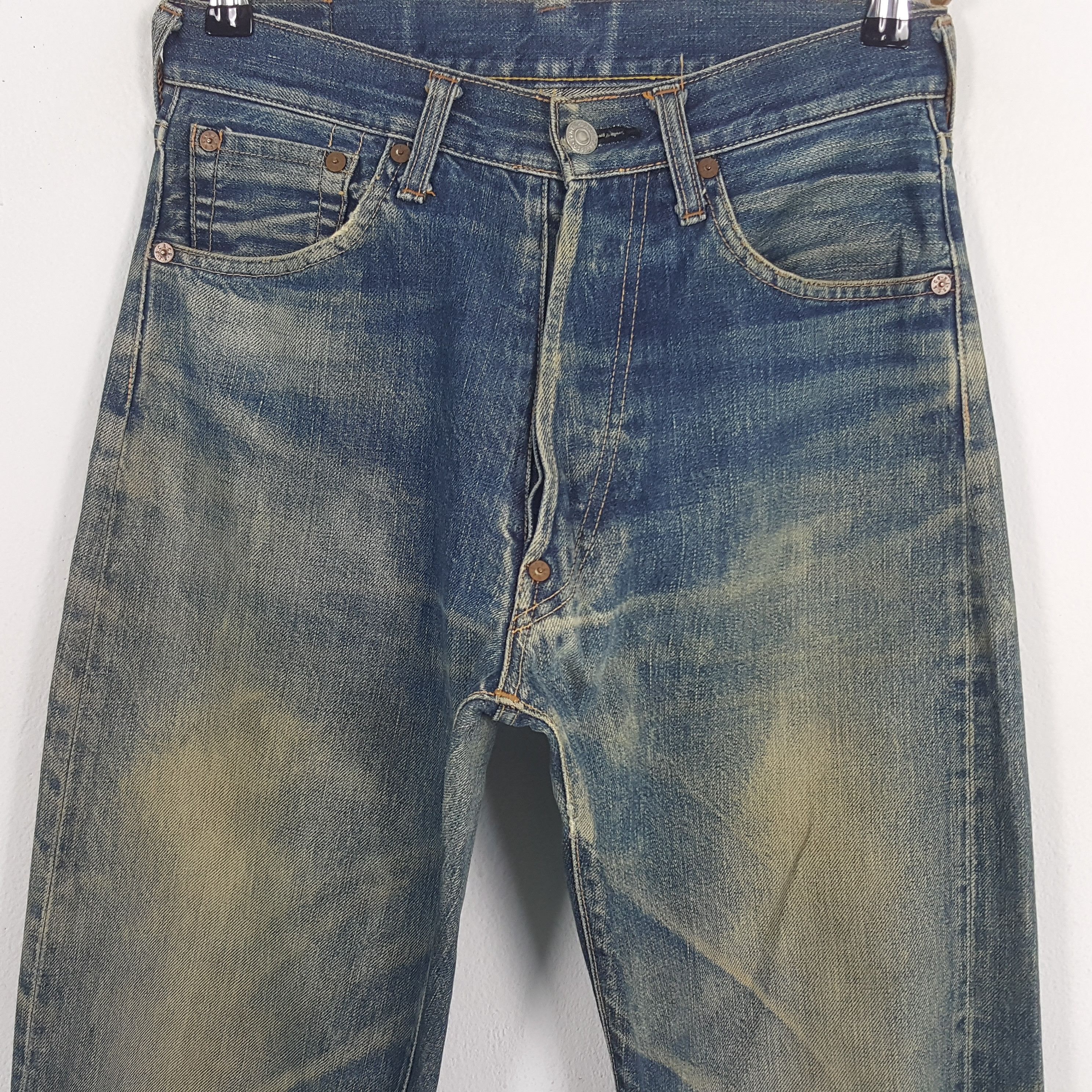 Evisu × Japanese Brand × Vintage Vintage Evis Japanese Brand Daicock Custom Art Denim Jeans Size US 28 / EU 44 - 5 Thumbnail