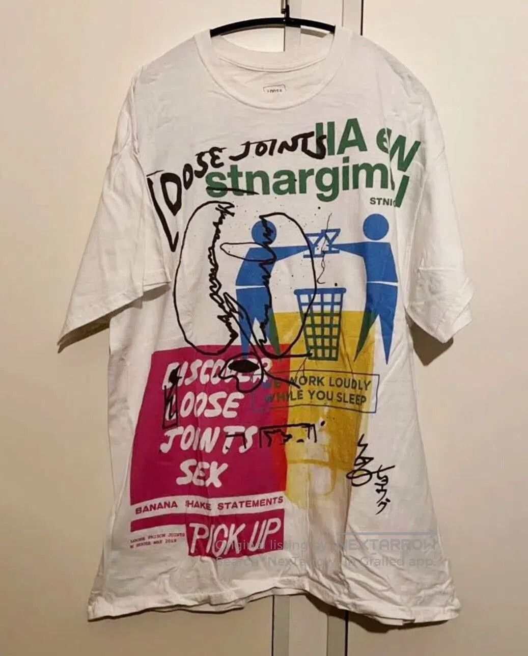 VINNY's Vintage Loose Joint Graphic T-Shirt. Size US M / EU 48-50 / 2 - 2 Thumbnail