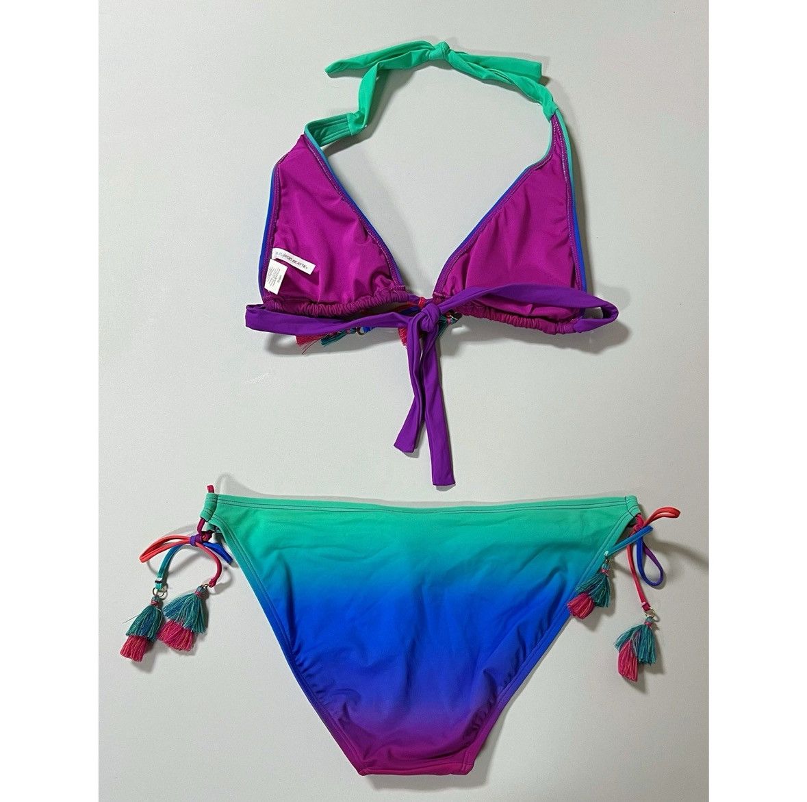 Le Grande Bleu (L.G.B.) Purple Ombré Bikini Swimwear Bathing Suit Set Size 4 💜✨ Size S / US 4 / IT 40 - 3 Thumbnail