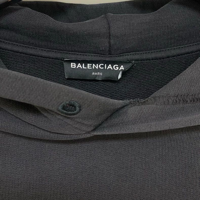 Balenciaga Balenciaga Black Sinner Hoodie Size US M / EU 48-50 / 2 - 2 Thumbnail