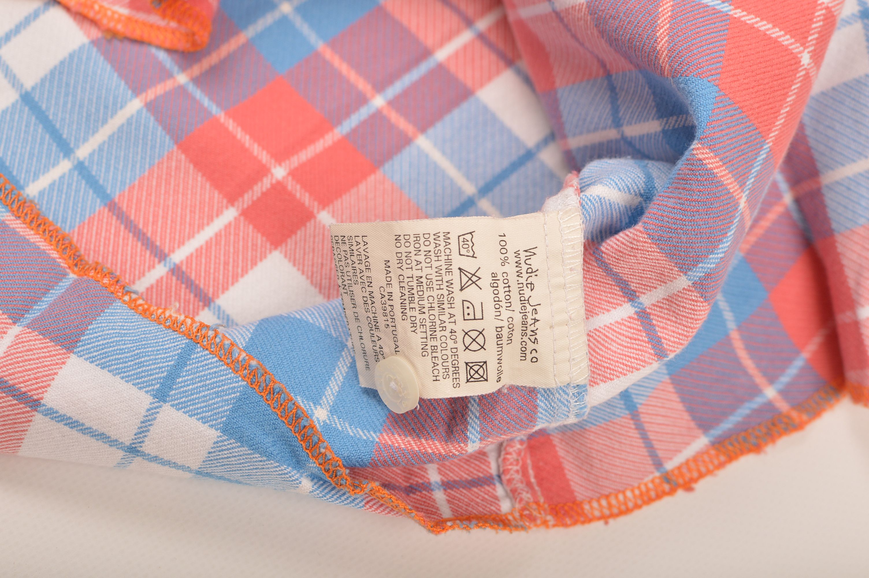 Flannel Nudie Jeans Plaid Flannel Long Sleeve Button Shirt Size US M / EU 48-50 / 2 - 5 Thumbnail