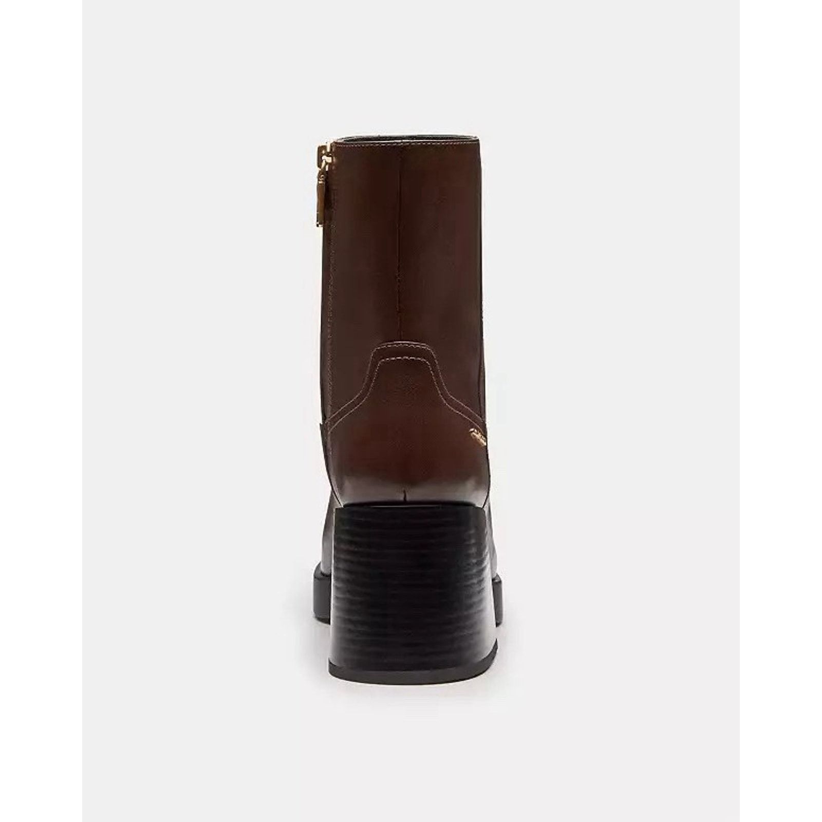 Coach NEW COACH Women's Block Heel Boot CCH17 Maple US 6 Size US 6 / IT 36 - 12 Thumbnail