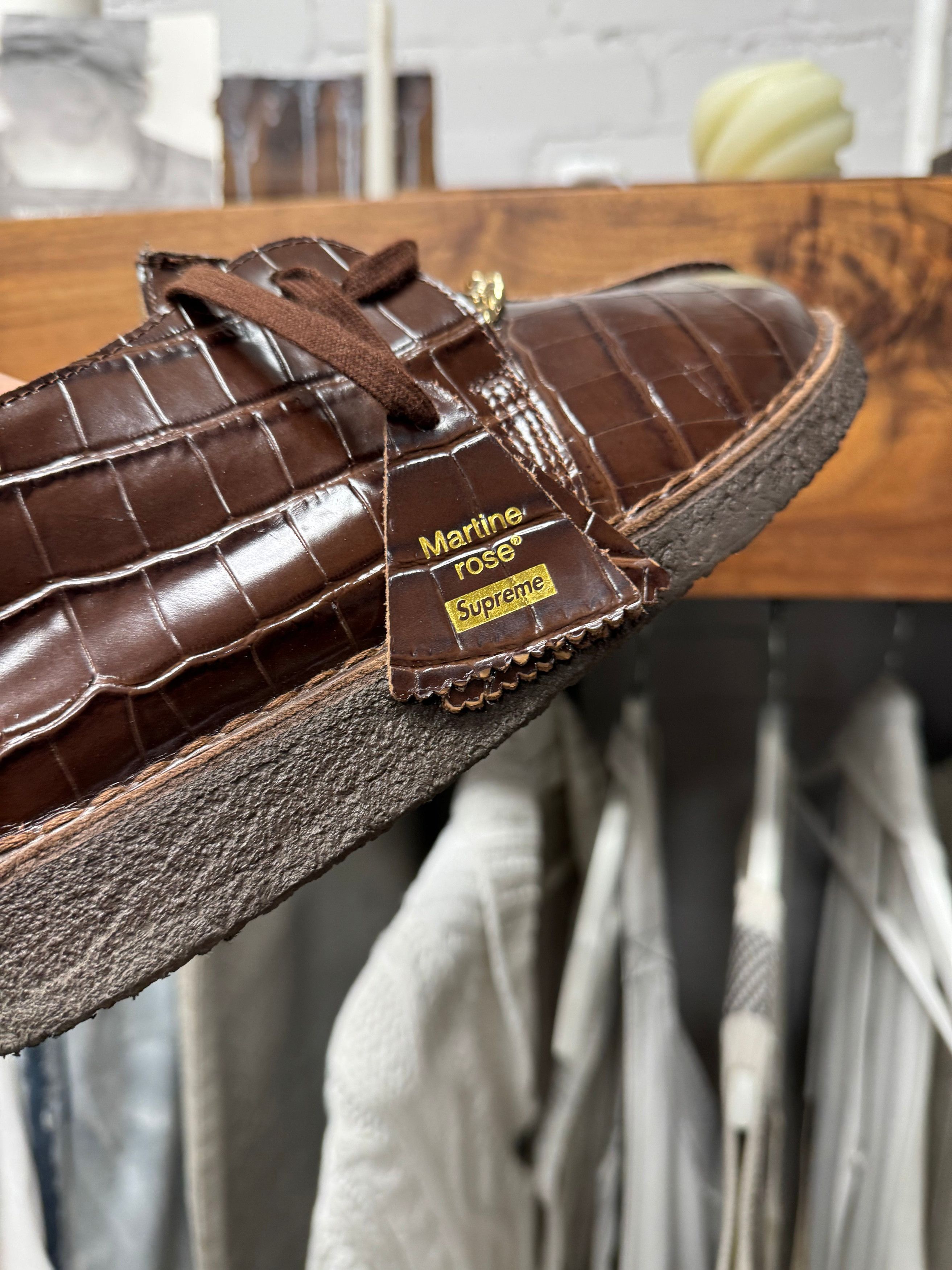 Martine Rose × Supreme Supreme X Martine Rose Brown Clarks’ Desert Trek Shoes Size US 10 / EU 43 - 2 Thumbnail