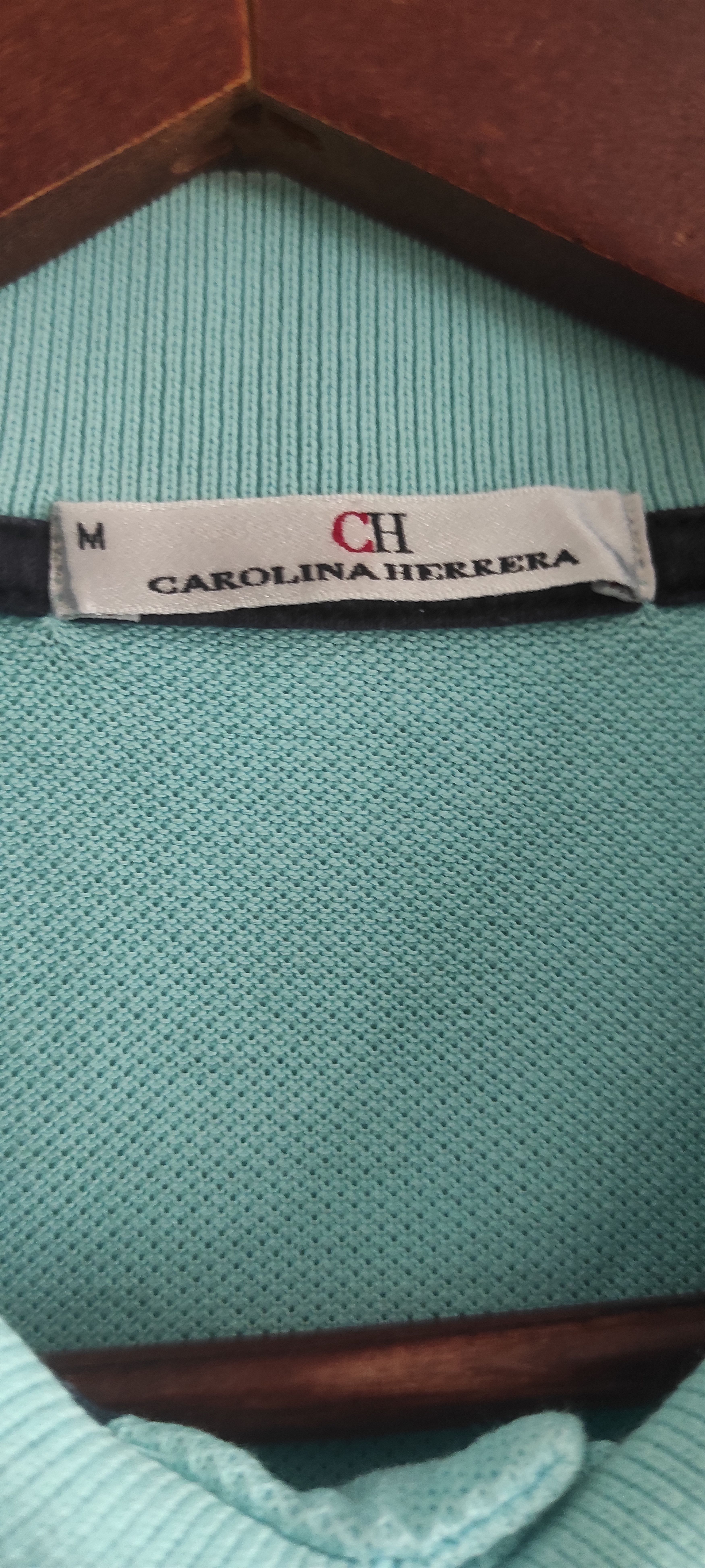 Carolina Herrera CH Carolina Herrera Blue Cotton Pique Polo T-Shirt Size US M / EU 48-50 / 2 - 6 Thumbnail
