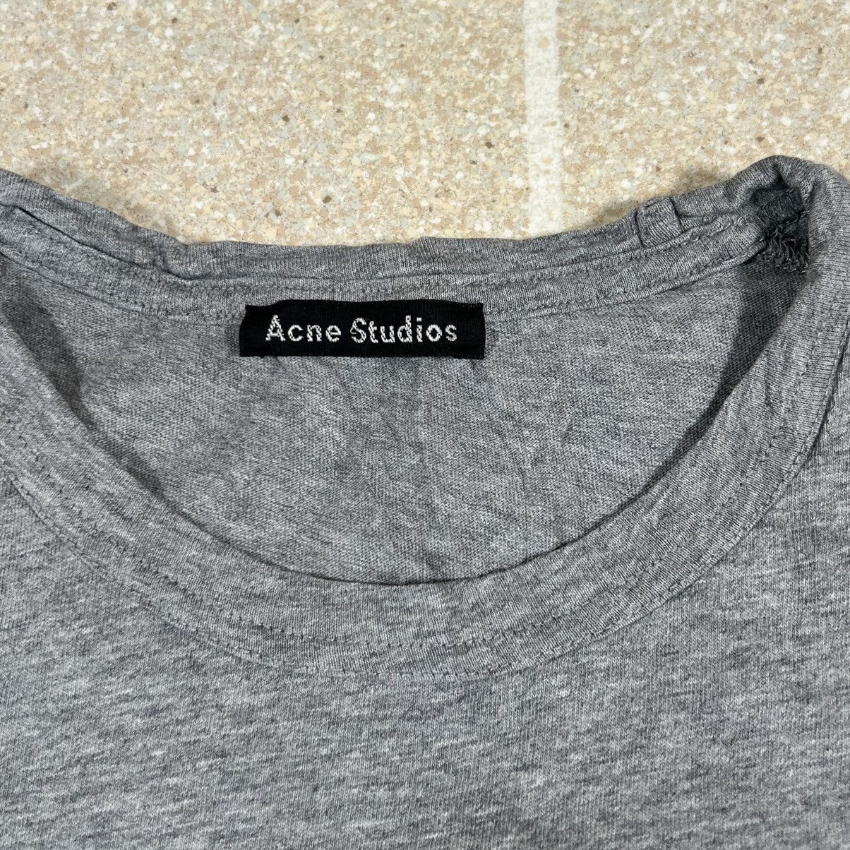 Acne Studios Acne Studios Shirt Med Nash Face Logo Patch Gray Tee Size US M / EU 48-50 / 2 - 4 Thumbnail