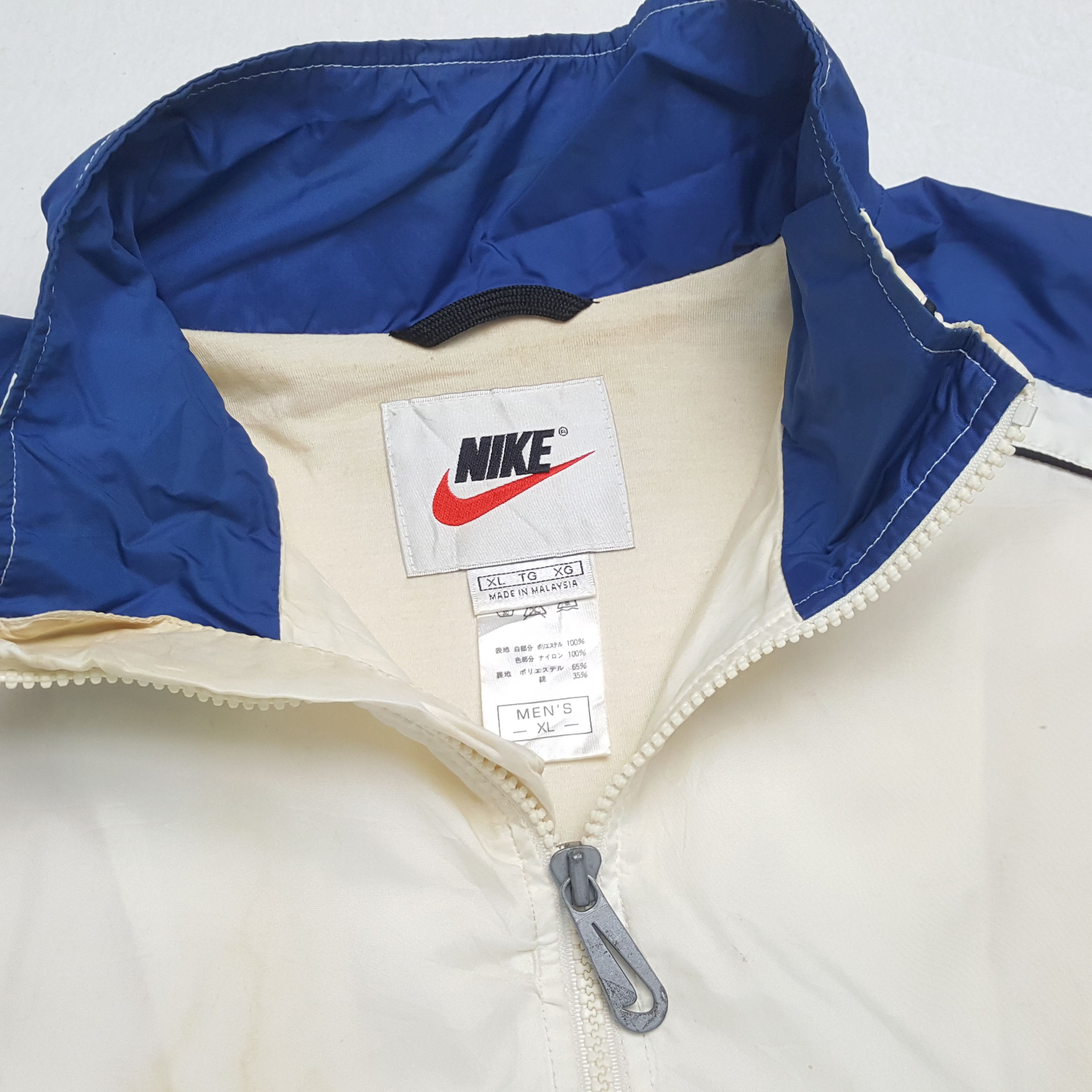 Nike × Vintage NIKE Nice Design Half Zipper Jacket Size US XL / EU 56 / 4 - 9 Thumbnail