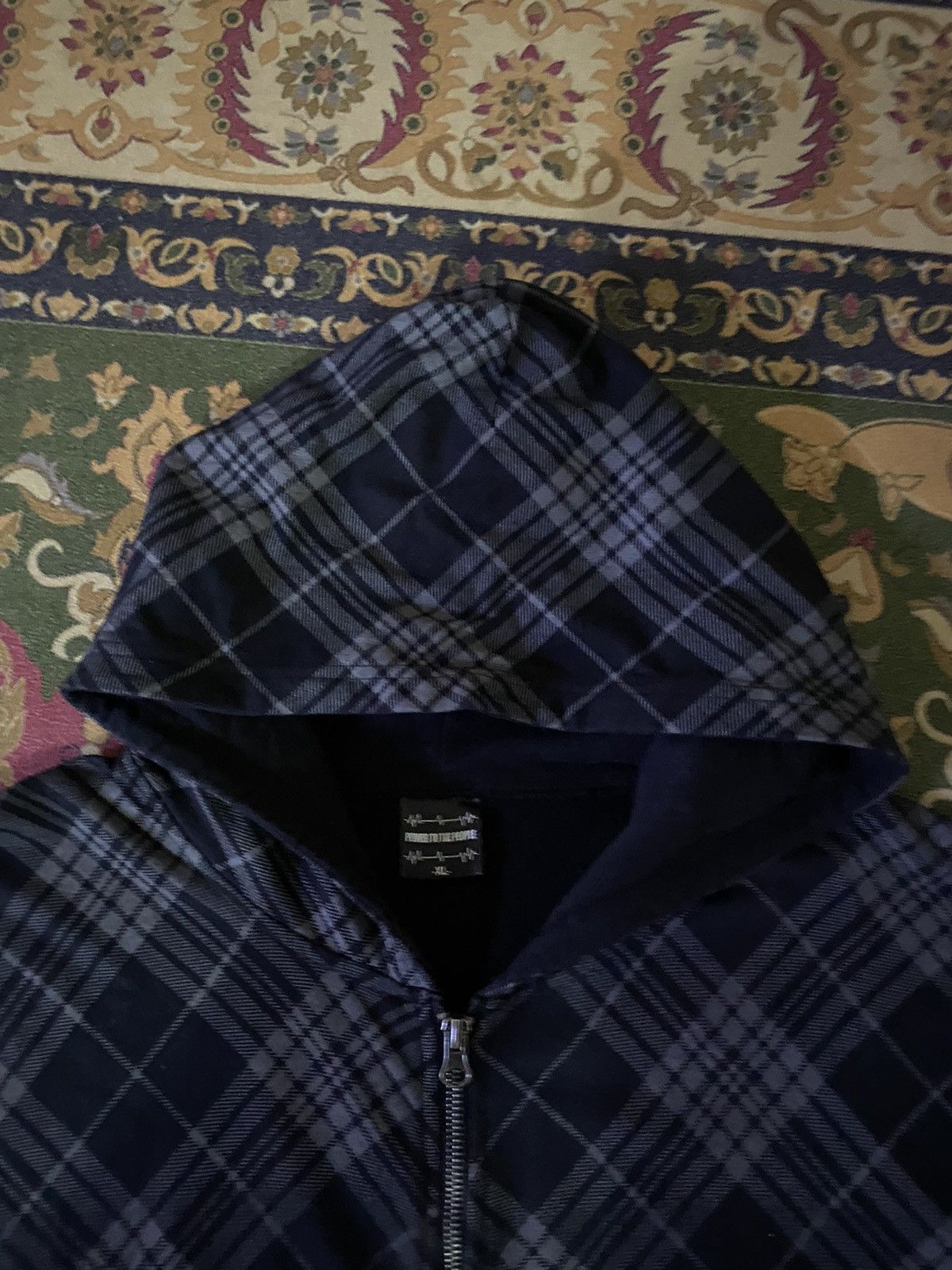 Japanese Brand × Vintage Japanese Brand Power To The People Zipper Hoodie Punk Style Size US L / EU 52-54 / 3 - 8 Thumbnail