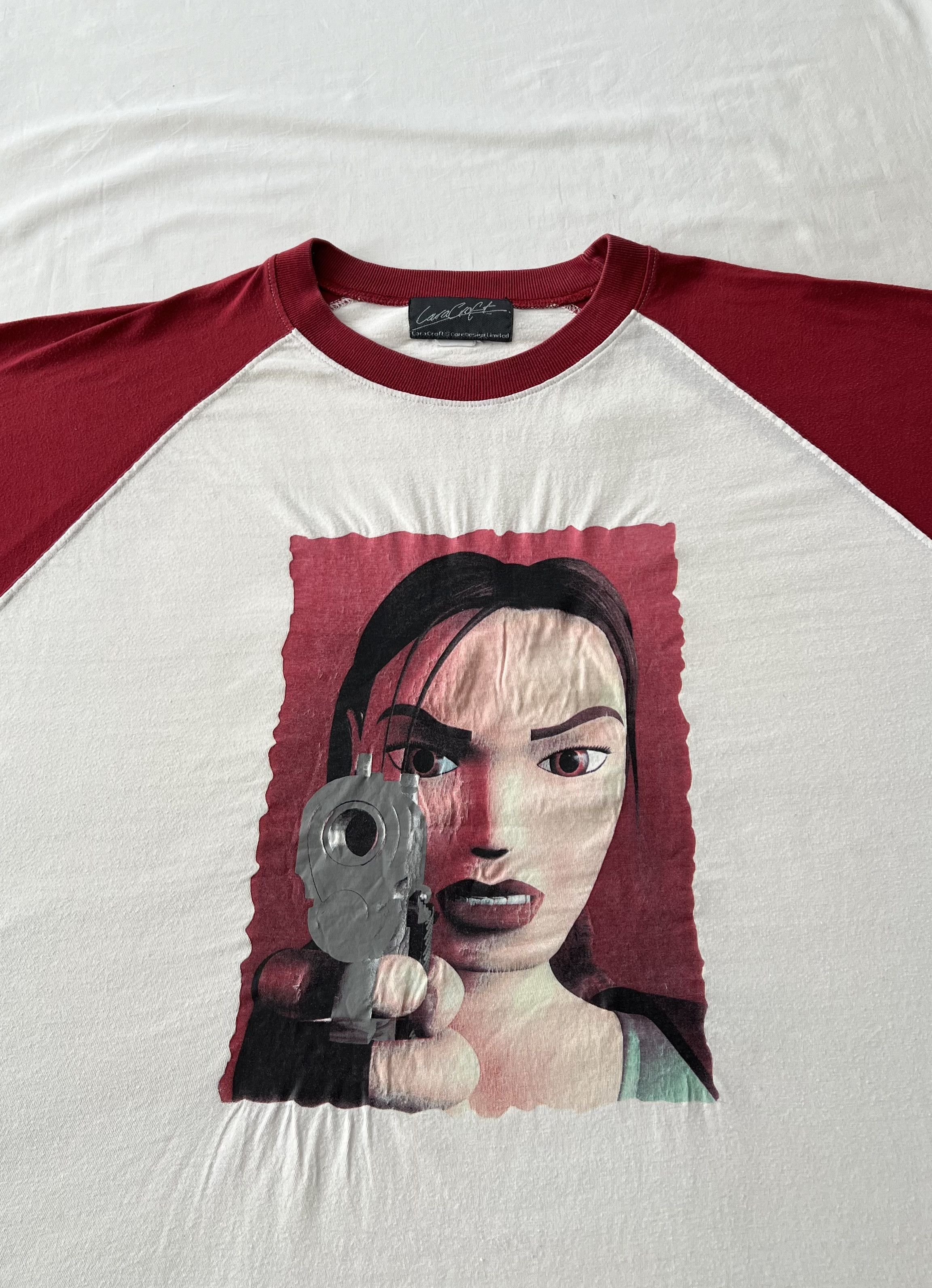 Playstation Vintage 90s Lara Croft Tomb Raider Game T-shirt Size US XL / EU 56 / 4 - 3 Thumbnail