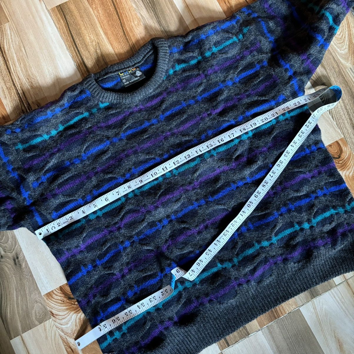 Coogi Crazy Vintage Coogi 3D knit Illusional Sweater Size US M / EU 48-50 / 2 - 9 Thumbnail