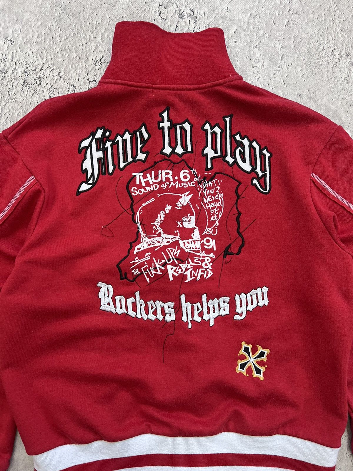 If Six Was Nine × Japanese Brand × Le Grande Bleu (L.G.B.) Gothic Punk Seditionaries Style japanese Full Zip Hoodie Size US M / EU 48-50 / 2 - 10 Thumbnail