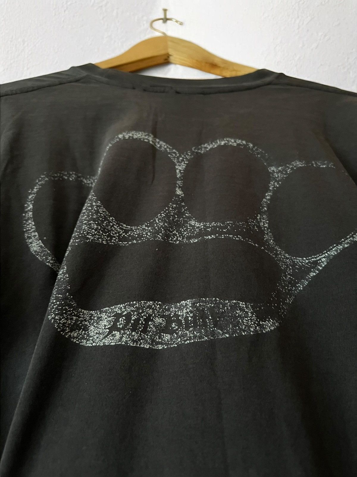 Band Tees × Vintage PIT BULL GERMANY “BRASS KNUCKLES” HOOLIGAN VINTAGE 90s TEE Size US M / EU 48-50 / 2 - 4 Thumbnail