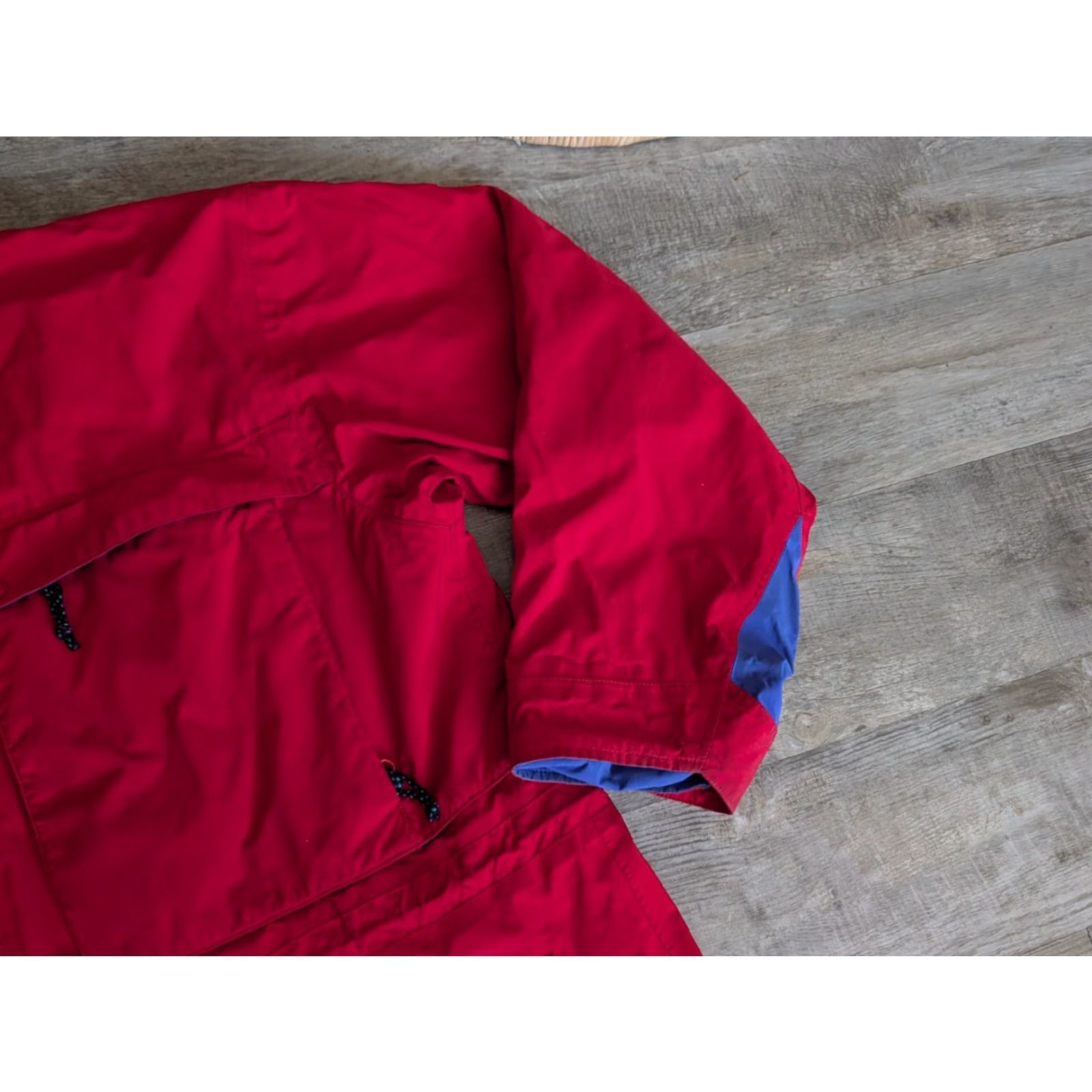 VINTAGE LL Bean NORTHCOL Gore-Tex Adventure Ski Jacket Men XLT Red - Water Resistant Hooded Shell Coat 90s Skiing Mens