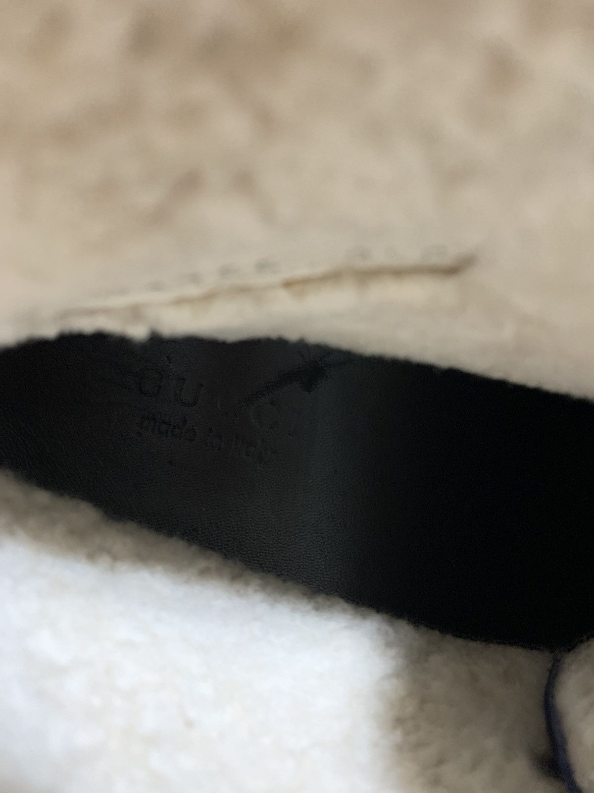 Gucci Suede Shearling Fashion Sneakers Size US 10.5 / EU 43-44 - 18 Thumbnail