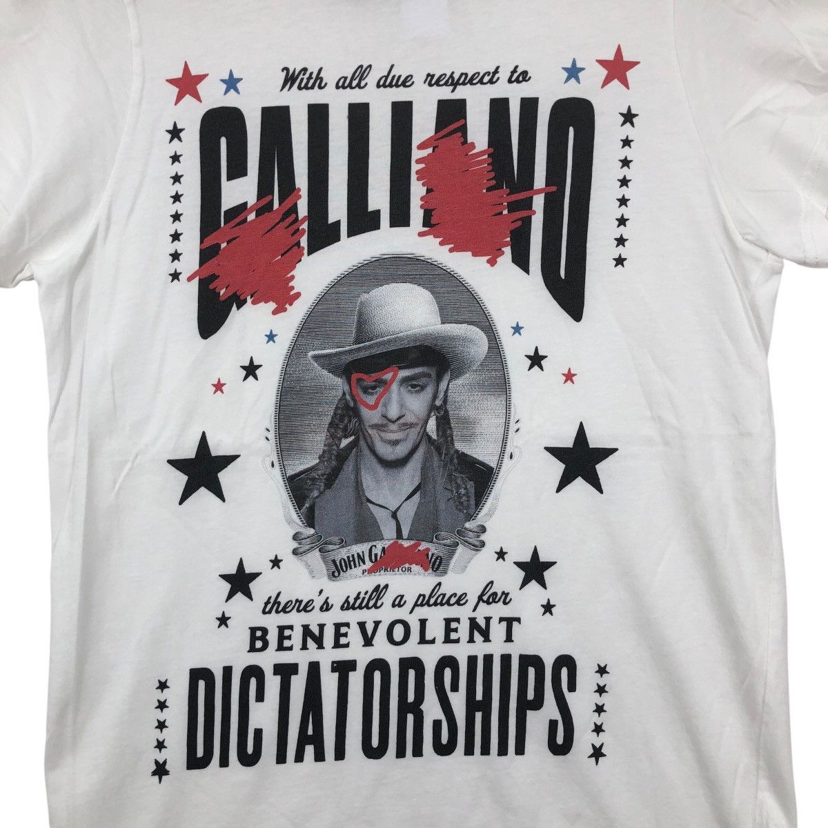 John Galliano JOHN GALLIANO T Shirt Sunday 21 Photoprint Of John Size US S / EU 44-46 / 1 - 3 Thumbnail