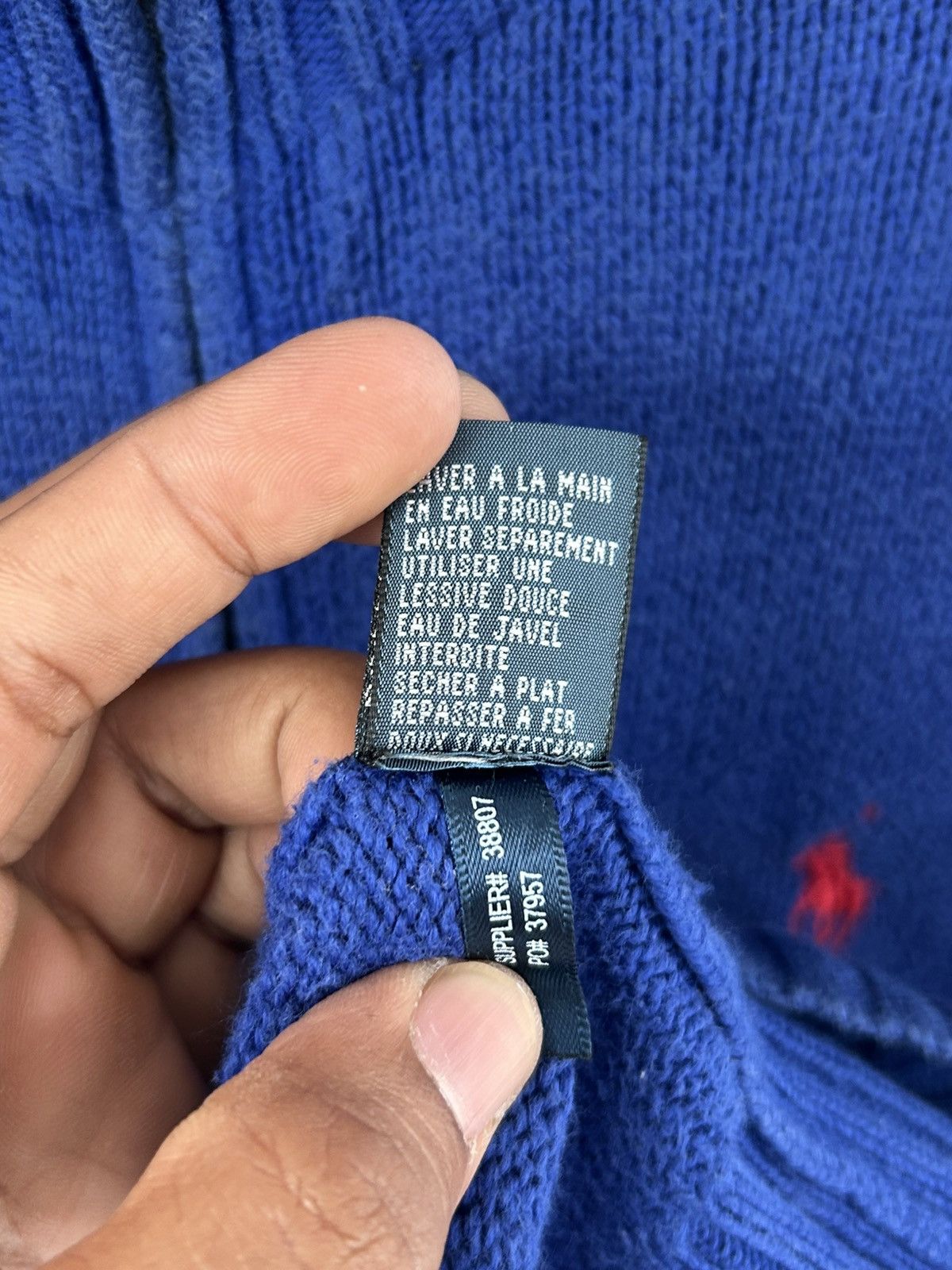 Polo Ralph Lauren Polo RL Knitwear Blue Halfzipper Size US S / EU 44-46 / 1 - 6 Thumbnail