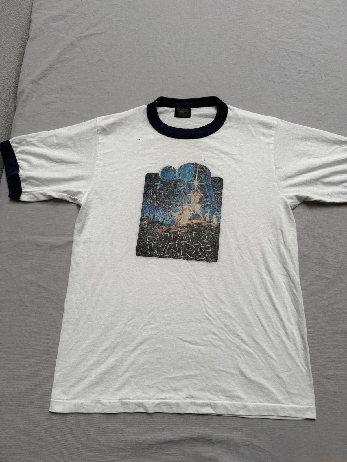 Star Wars VTG Star Wars Movie T-shirt Poster Changes Tag Ringer L Size US L / EU 52-54 / 3 - 1 Thumbnail