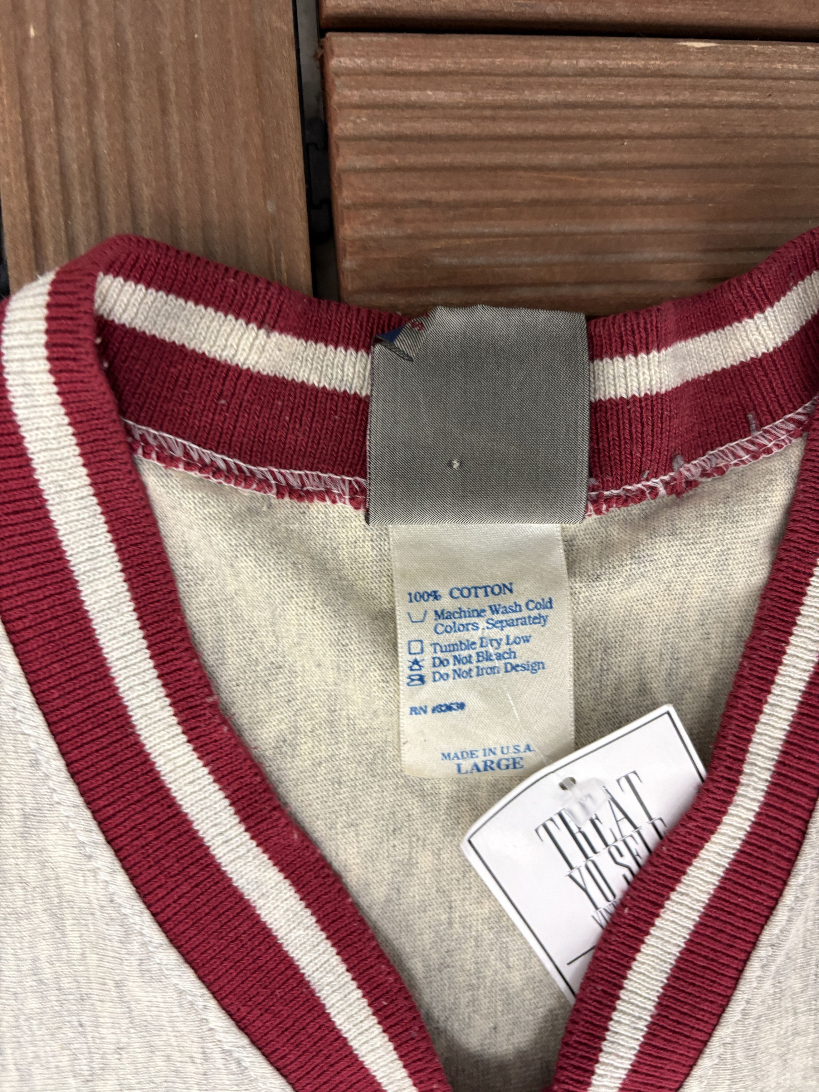 Vintage Washington Redskins Vintage Red T-Shirt Tee Size US L / EU 52-54 / 3 - 7 Thumbnail
