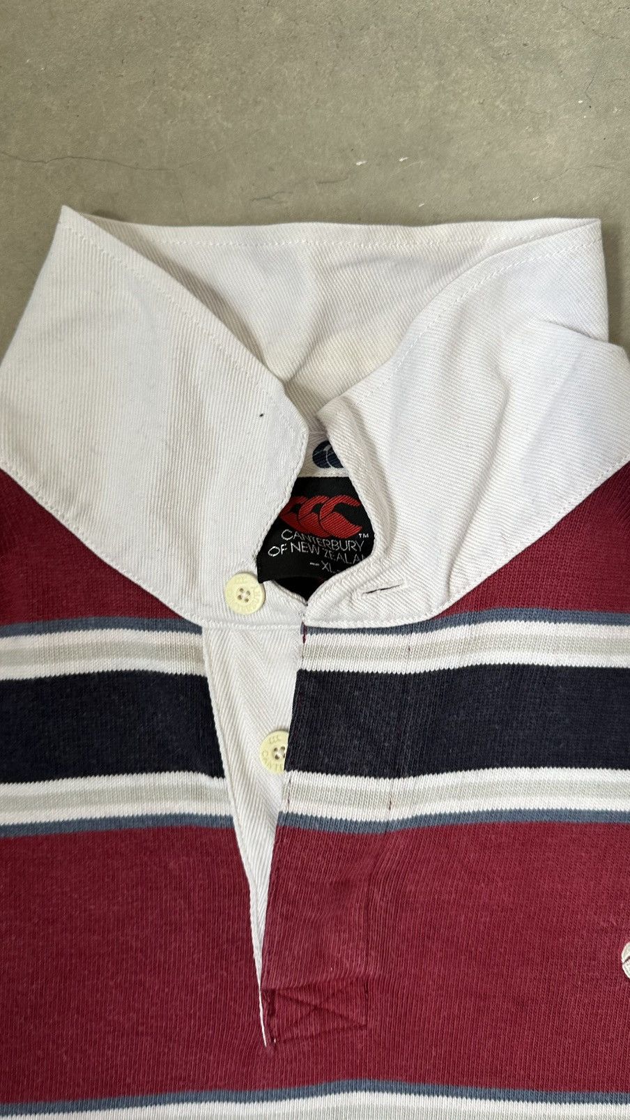 Canterbury of New Zealand VINTAGE CANTERBURY RUGBY POLO TEE Size US M / EU 48-50 / 2 - 6 Thumbnail