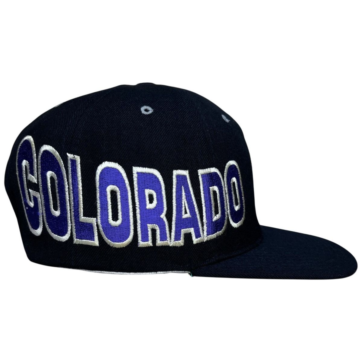 American Needle Vtg 1990s MLB Colorado Rockies Spell Out American Needle Hat Size ONE SIZE - 2 Thumbnail