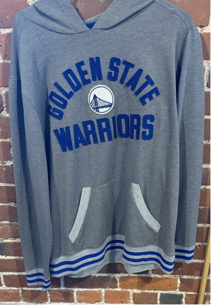 NBA Golden State Warriors Men Sz L Fanatics Gray Pullover Hoodie Size US L / EU 52-54 / 3 - 1 Thumbnail
