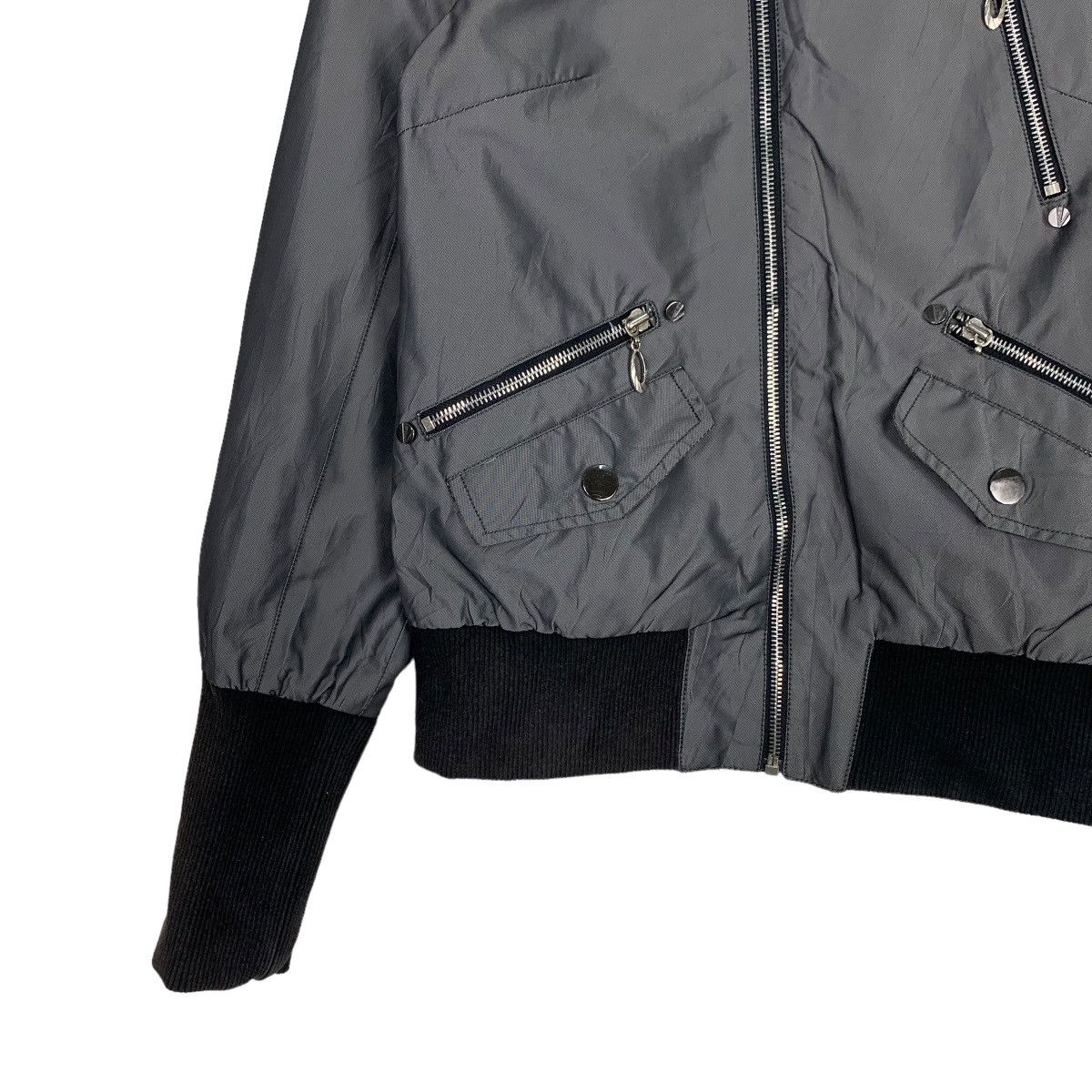 Japanese Brand VISCAP The Exclusive Style Asymmetrical Jacket #0347-C16 Size M / US 6-8 / IT 42-44 - 4 Thumbnail