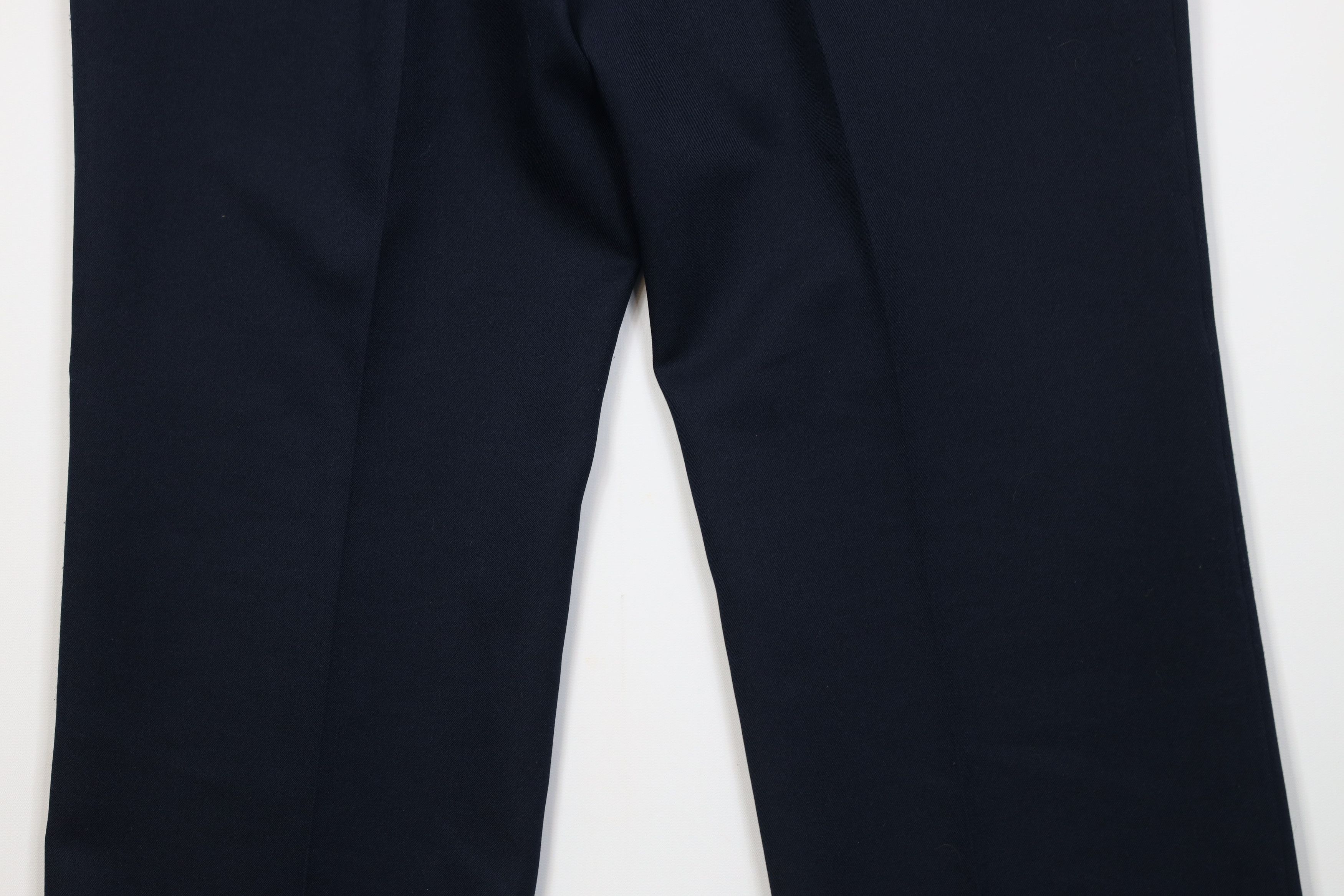 Vintage Vintage 70s Streetwear Wide Leg Chino Pants Navy Blue USA Size US 36 / EU 52 - 10 Thumbnail