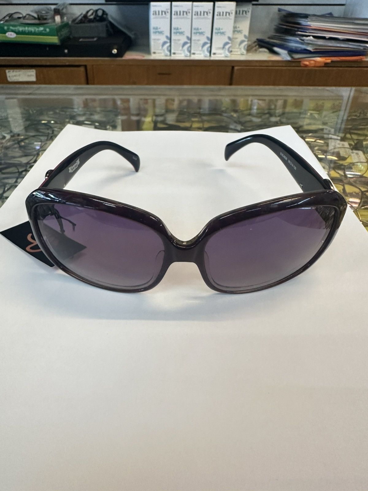 Evisu Y2K Evisu Japan EVH-6026 56🛑14-130 Sunglasses Size ONE SIZE - 3 Thumbnail