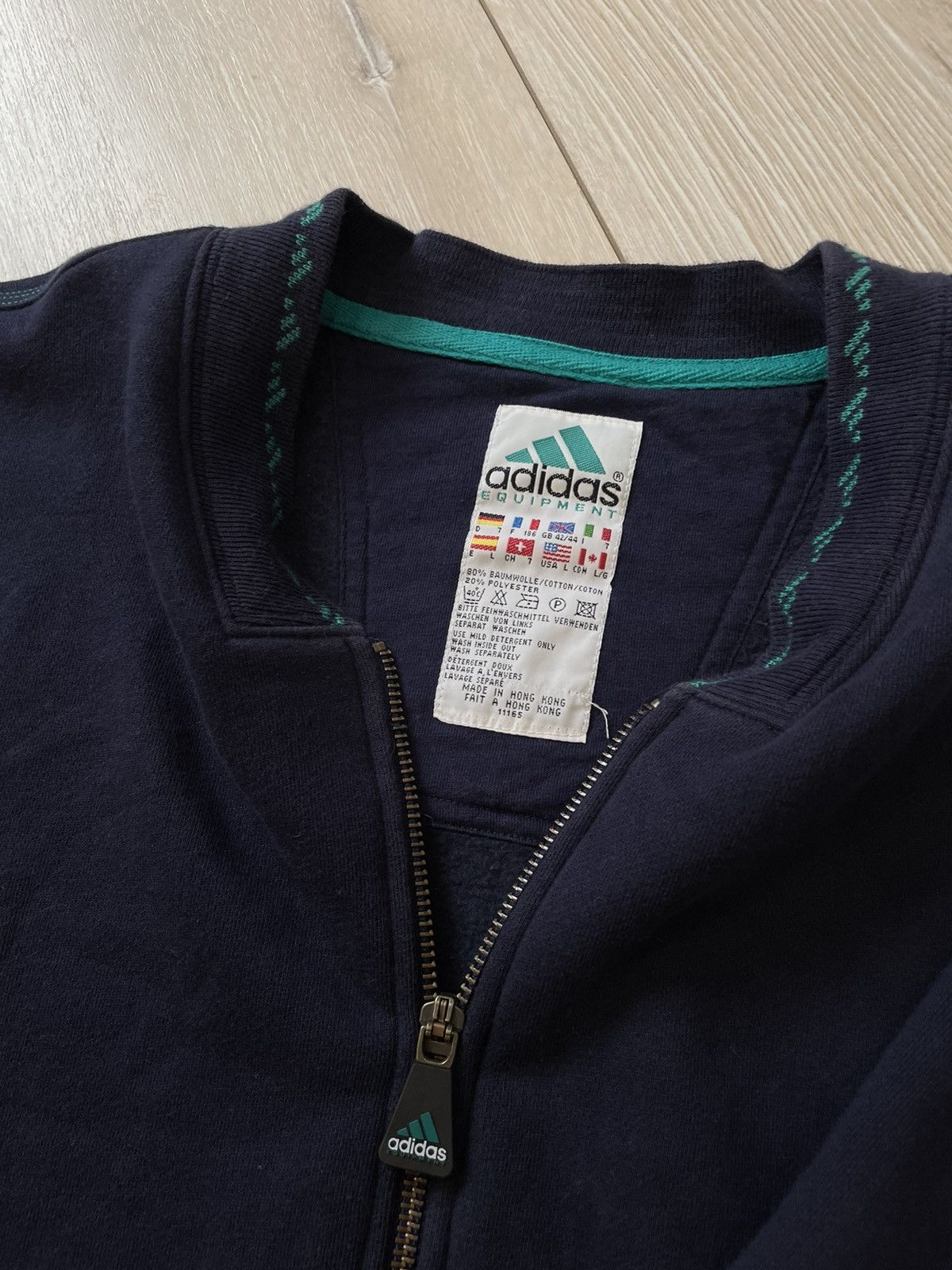 Adidas × Equipment × Vintage Adidas Equipment Vintage Half Zip Sweatshirt Men’s Size L Size US L / EU 52-54 / 3 - 3 Thumbnail