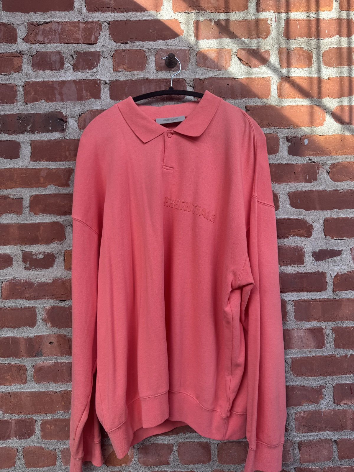 Essentials × Fear of God Fear of god essentials long sleeve jersey polo Size US XL / EU 56 / 4 - 1 Thumbnail