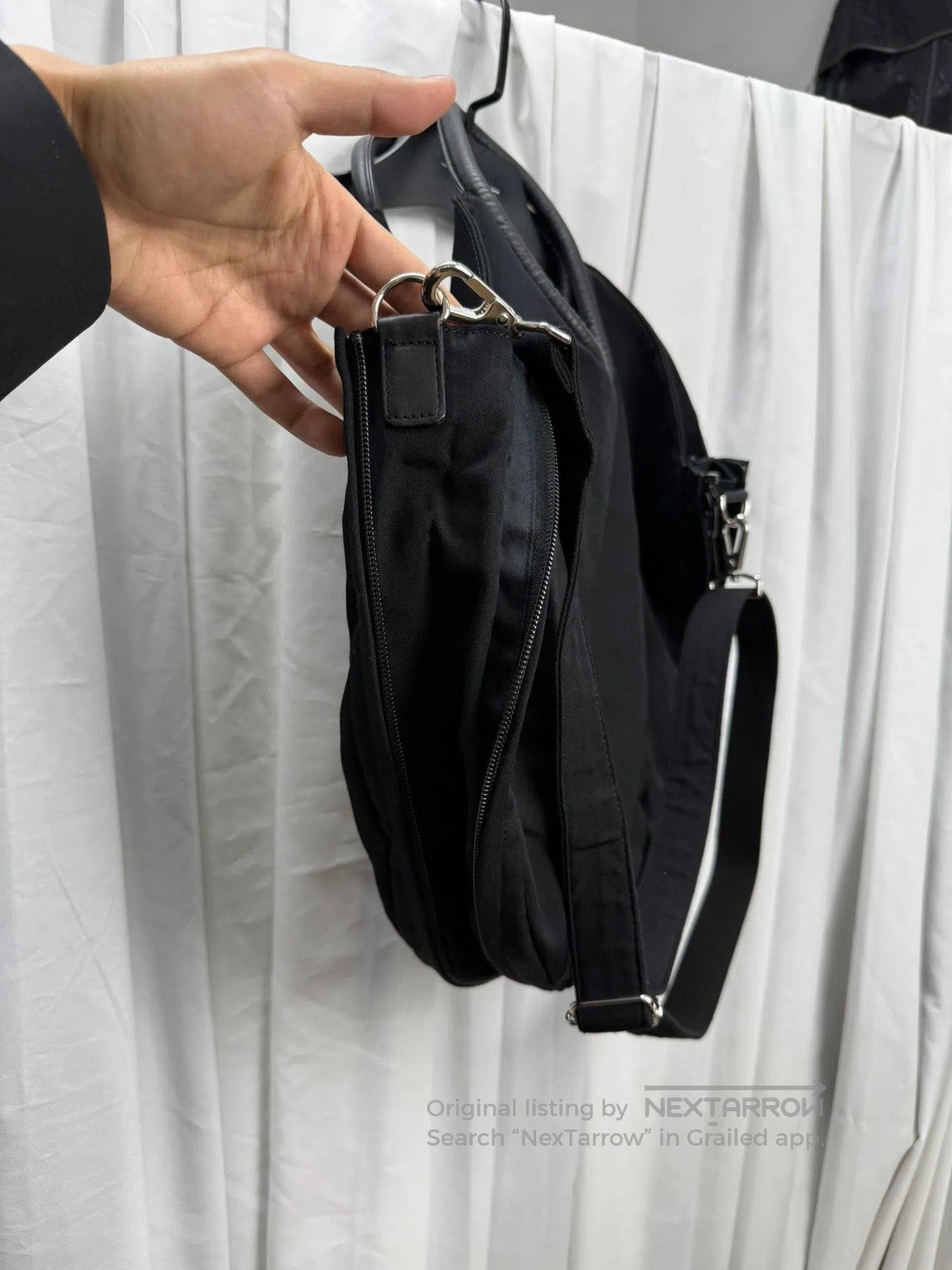 Yohji Yamamoto Yohji Yamamoto Noir Zip Ring Crossbody Bag. Size ONE SIZE - 6 Thumbnail