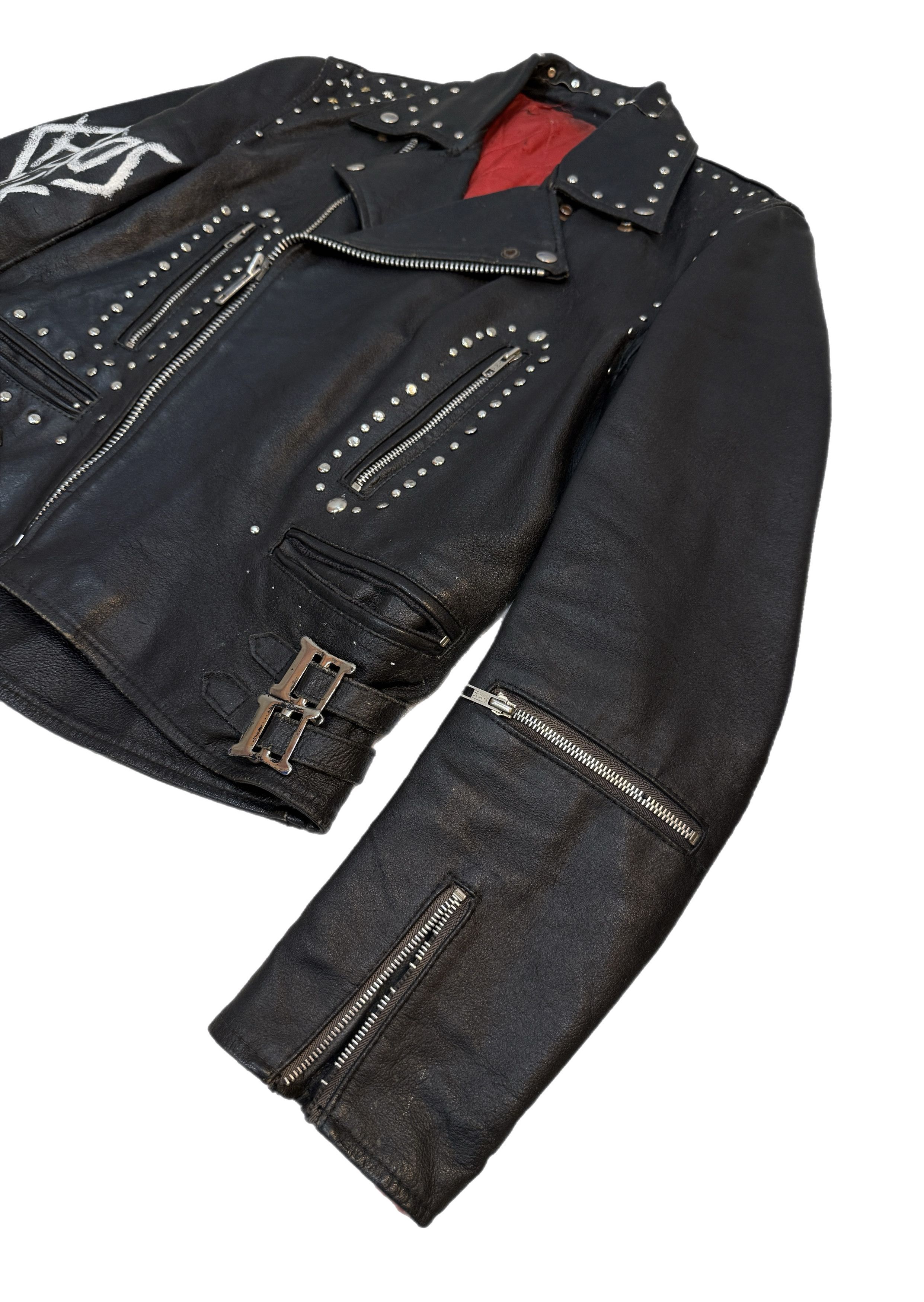 Vintage Rare Vintage 80s Campri Everest Studded Punk Leather Jacket Size US M / EU 48-50 / 2 - 3 Thumbnail