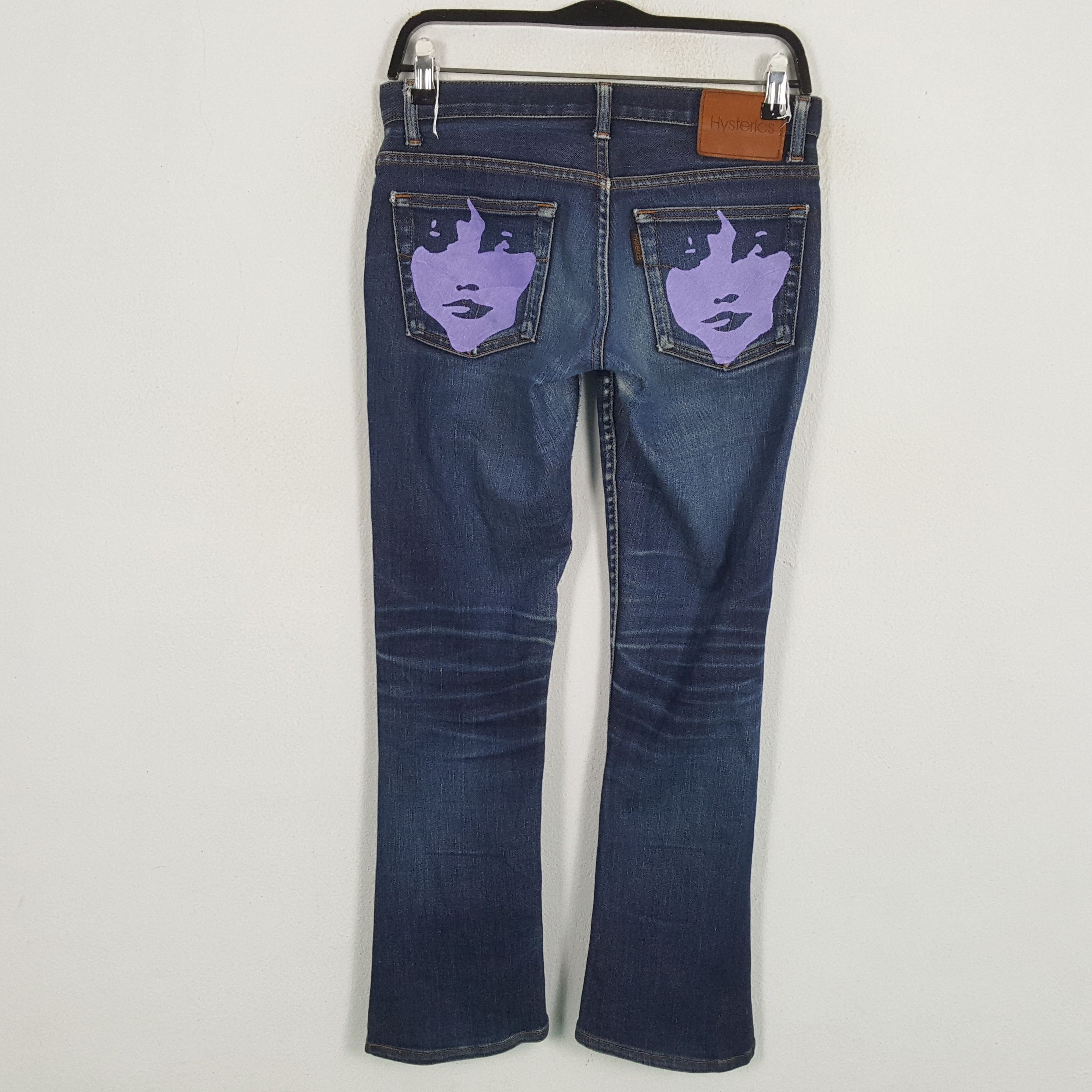 Hysteric Glamour × Japanese Brand × Vintage HYSTERIC GLAMOUR Japanese Brand Custom Art Style Jeans Size 29" - 1 Thumbnail