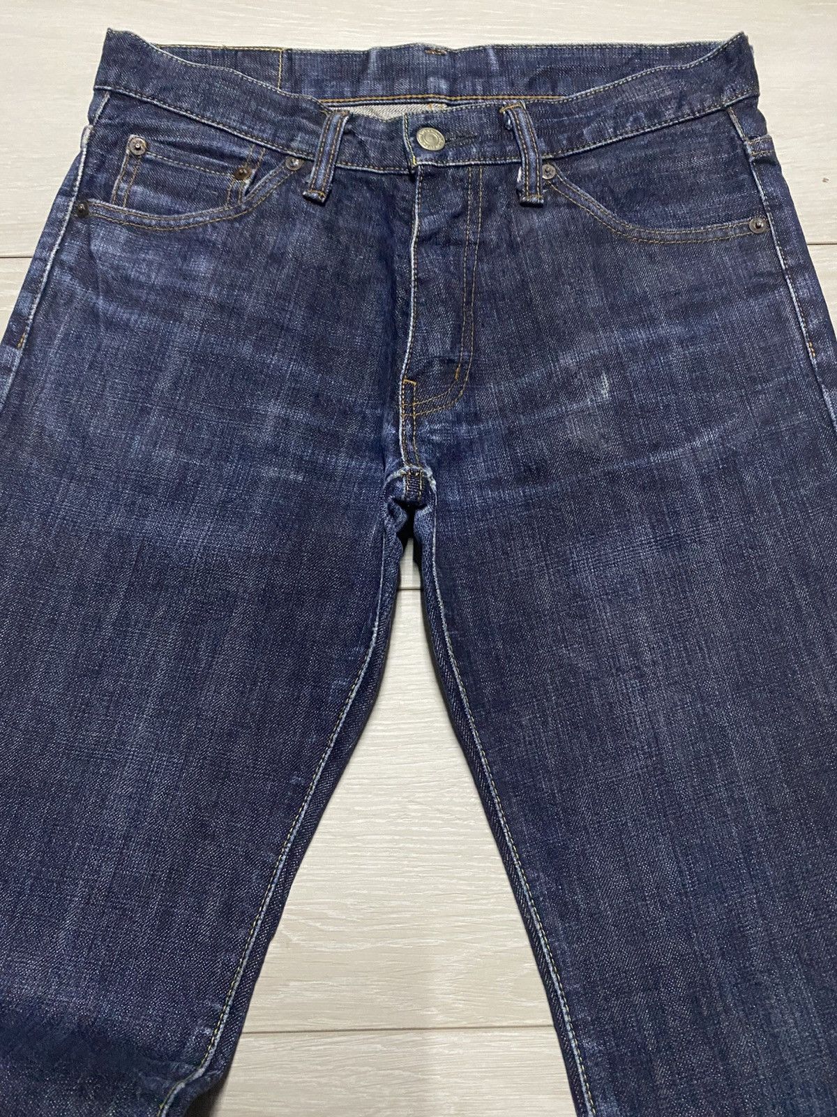 Burgus Plus Vintage Japan Brand Burgus Plus Blue Wash Flare Jeans Size US 29 - 4 Thumbnail