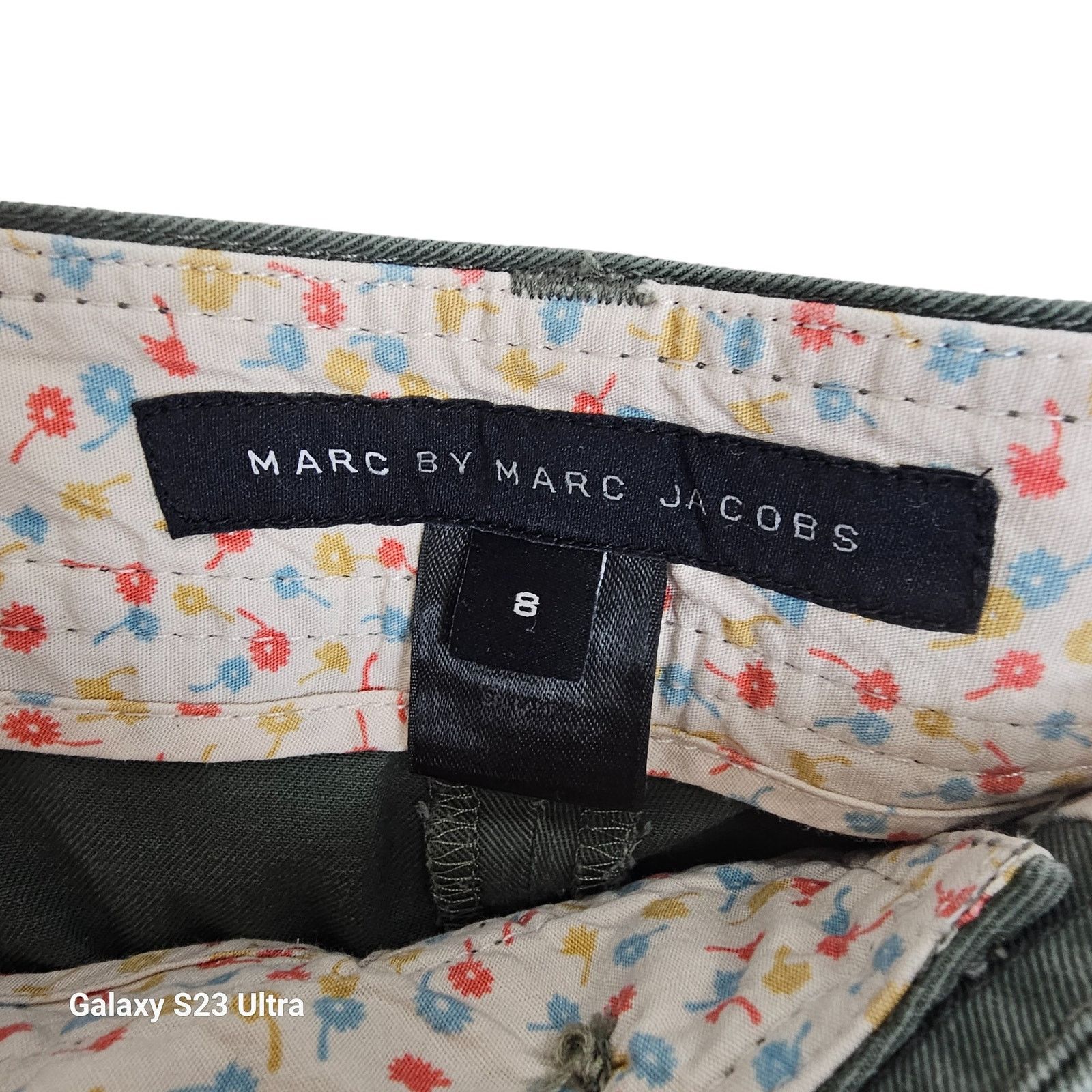 Marc by Marc Jacobs Marc Jacob Womens Olive Green Capri Pants Size 8 Designer Size 30" / US 8 / IT 44 - 5 Thumbnail