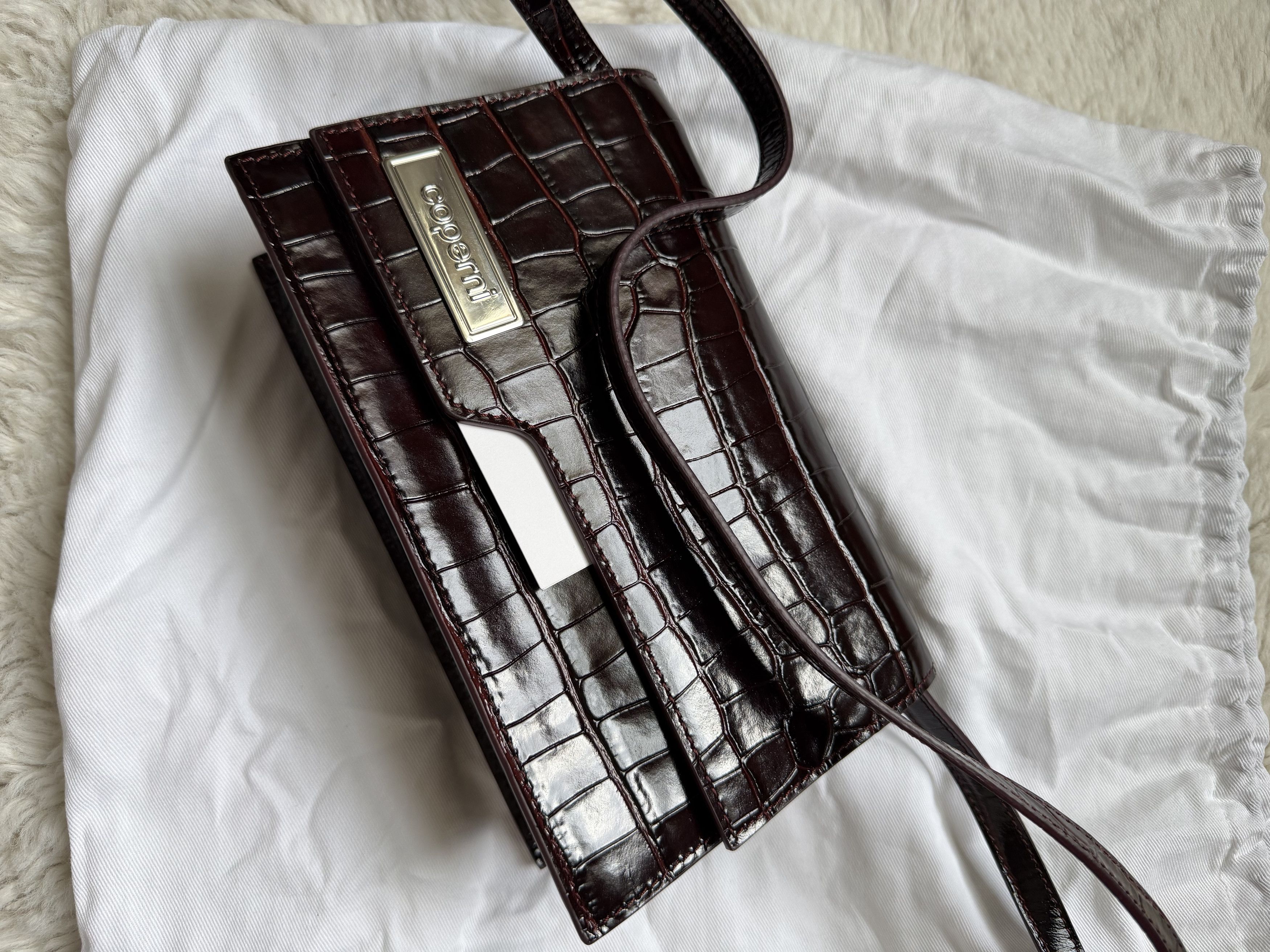 Coperni Coperni small Folder leather shoulder bag brown Size ONE SIZE - 5 Thumbnail