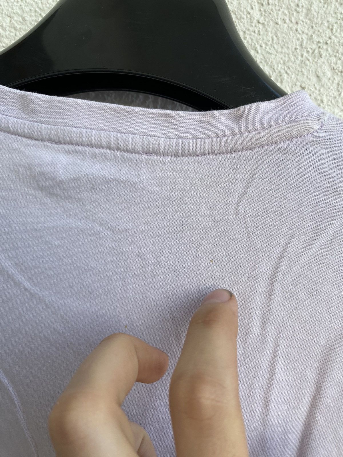 Yves Saint Laurent Lilac YSL T-Shirt Big Logo Double Layer YSL Shirt YSL Tee Size US L / EU 52-54 / 3 - 19 Thumbnail