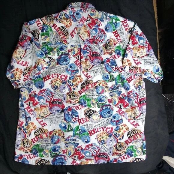 Other Vintage Parngraff Recycle Beer Cans Hawaiian Shirt Size US XXL / EU 58 / 5 - 4 Thumbnail