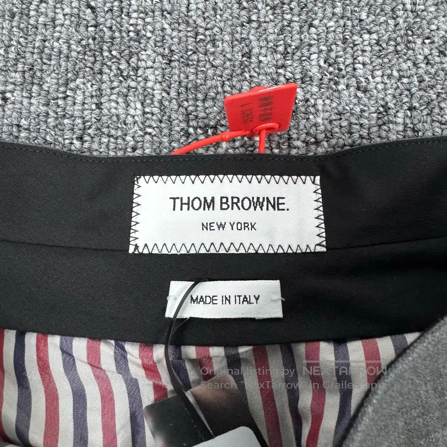 Thom Browne Thom Browne size 42 Red, white, and blue ribbed fabric; ple Size 31" - 4 Thumbnail