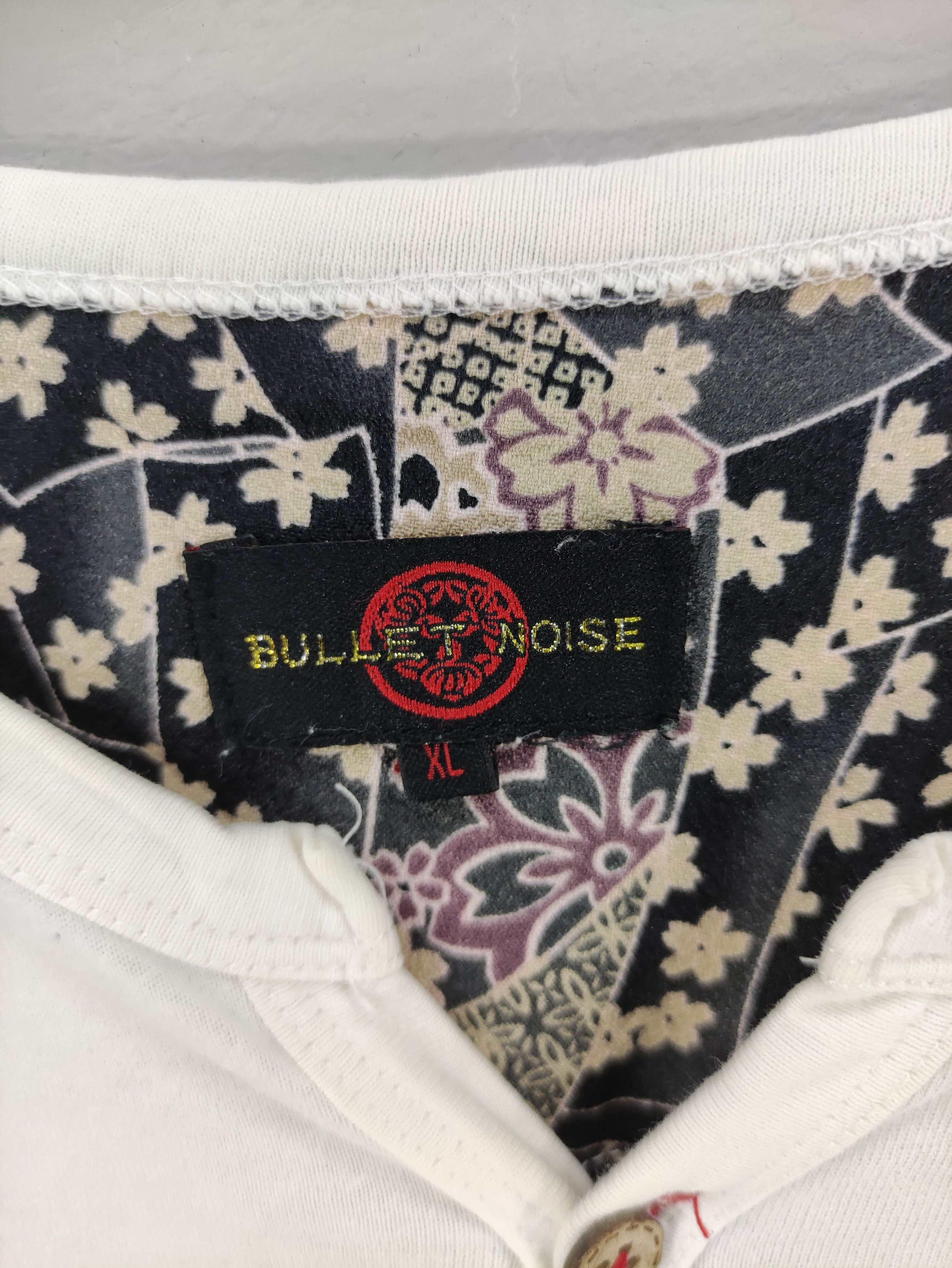 Japanese Brand Vintage Japanese Brand Bullet Noise Polo Tee Tshirt Size US M / EU 48-50 / 2 - 2 Thumbnail