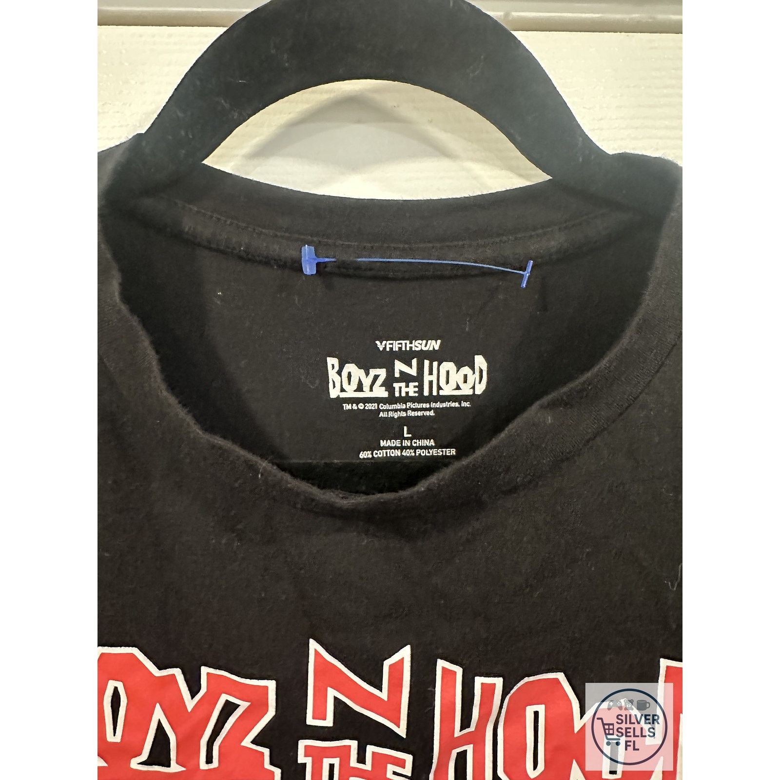 Other Fifth Sun “Boyz N The Hood” Black Cropped Tee – Women’s L Size L / US 10 / IT 46 - 8 Thumbnail