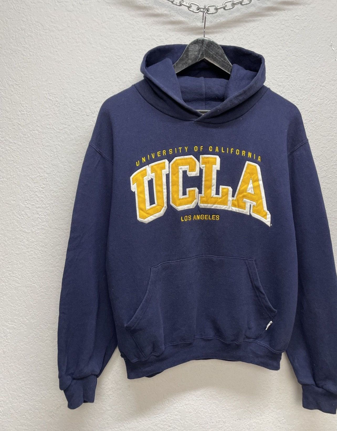 Russell Athletic Vintage 90s Russel Atletic UCLA University Boxy Fit Hoodie Size US S / EU 44-46 / 1 - 3 Thumbnail