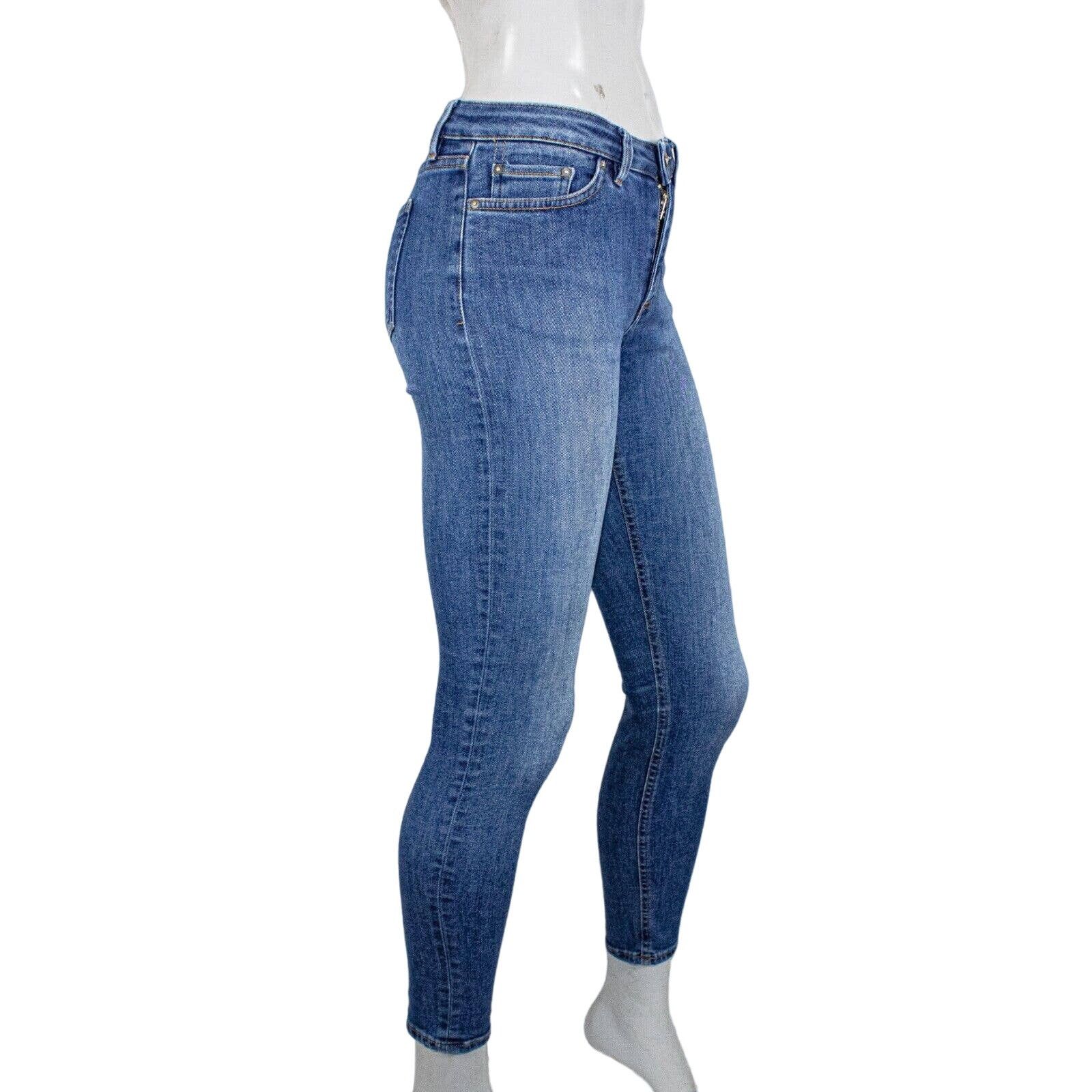 Acne Studios Acne Studios Women's Size 25 Skin 5 Denim Jeans in Used Blue Size 25" / US 0 / IT 36 - 5 Thumbnail